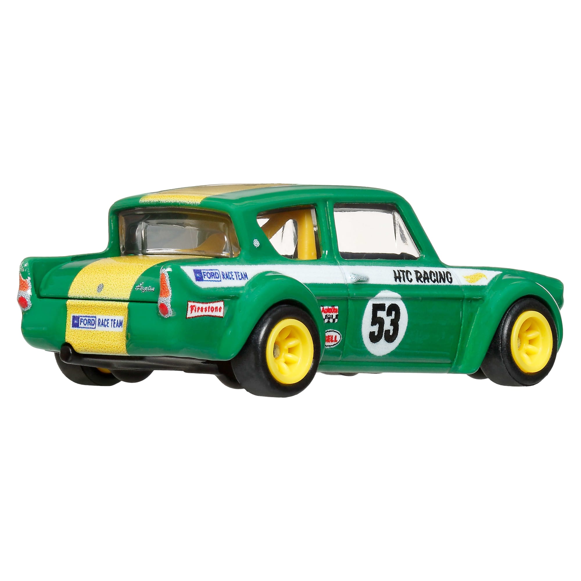 Hot Wheels Premium Car Culture 2-Pack Custom / Personnalis?? '64 Galaxie 500 & '67 Ford Anglia Racer Voiture De Course - Image 9