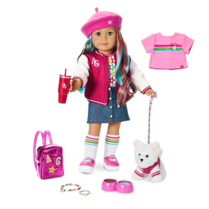 Truly Me? 18-inch Doll #101. Puppy. Mini Backpack & Accessories AG? Star Squad Bundle