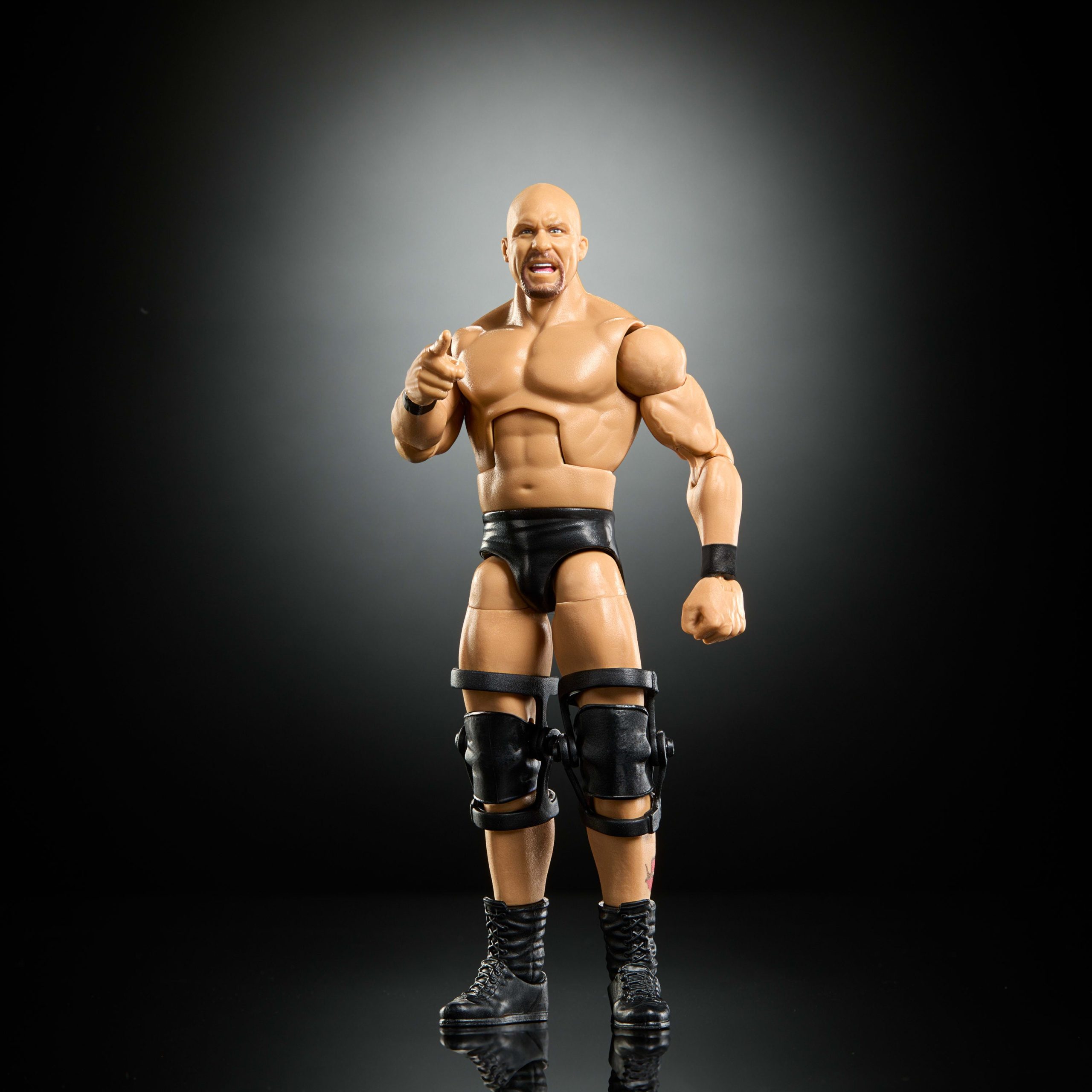 WWE Elite Stone Cold Steve Austin Action Figure. Greatest Hits 2025 Set. 6-inch Collectible & Accessories - Image 5