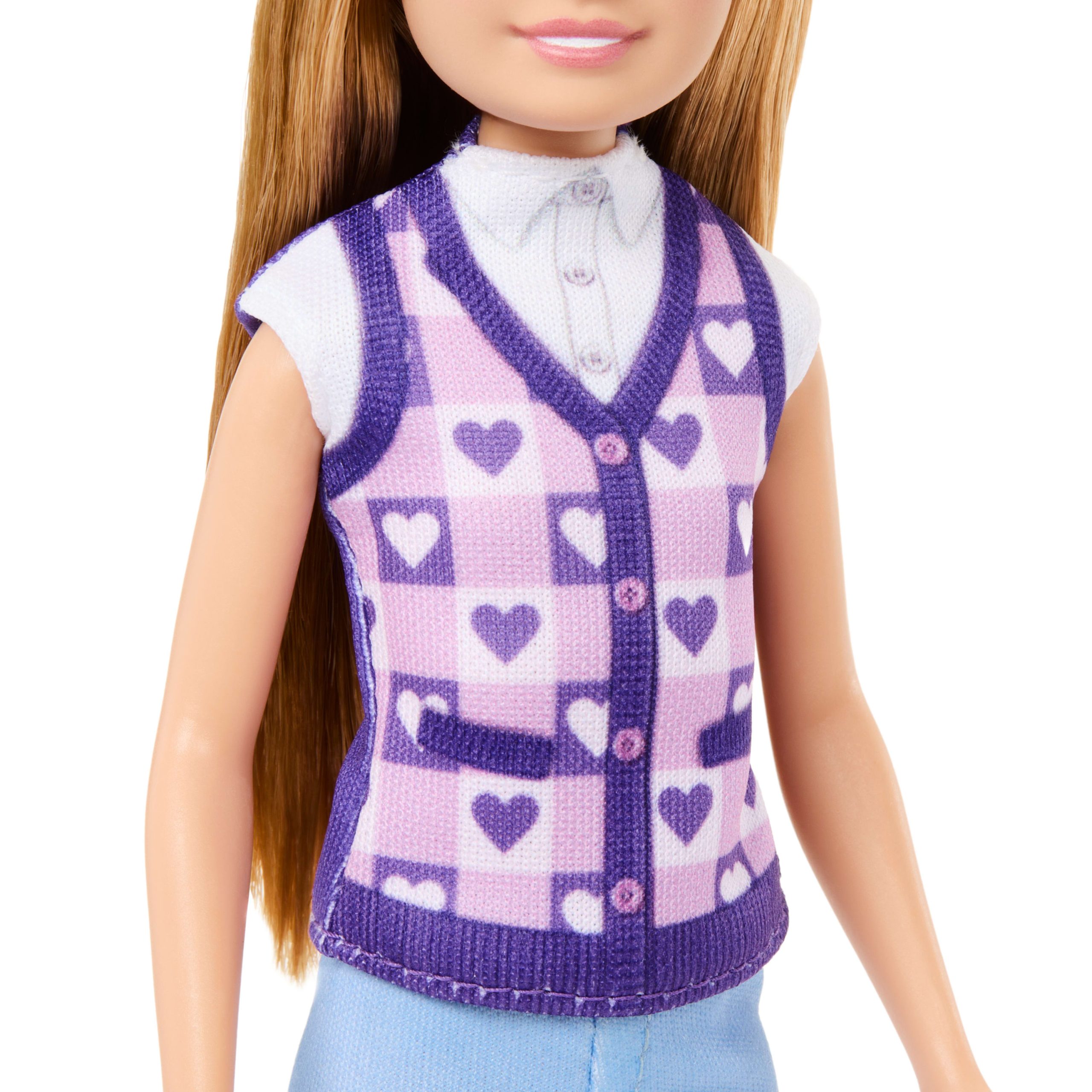 Barbie Toy Horse & Doll Set. includes Barbie & Stacie Sisters With Helmets & Riding Accessories - Image 3