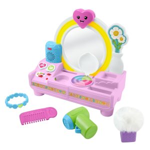 Fisher-Price Laugh & Learn Let's Get Ready Vanity Musical Playset For Baby & Toddler. Multilanguage Version