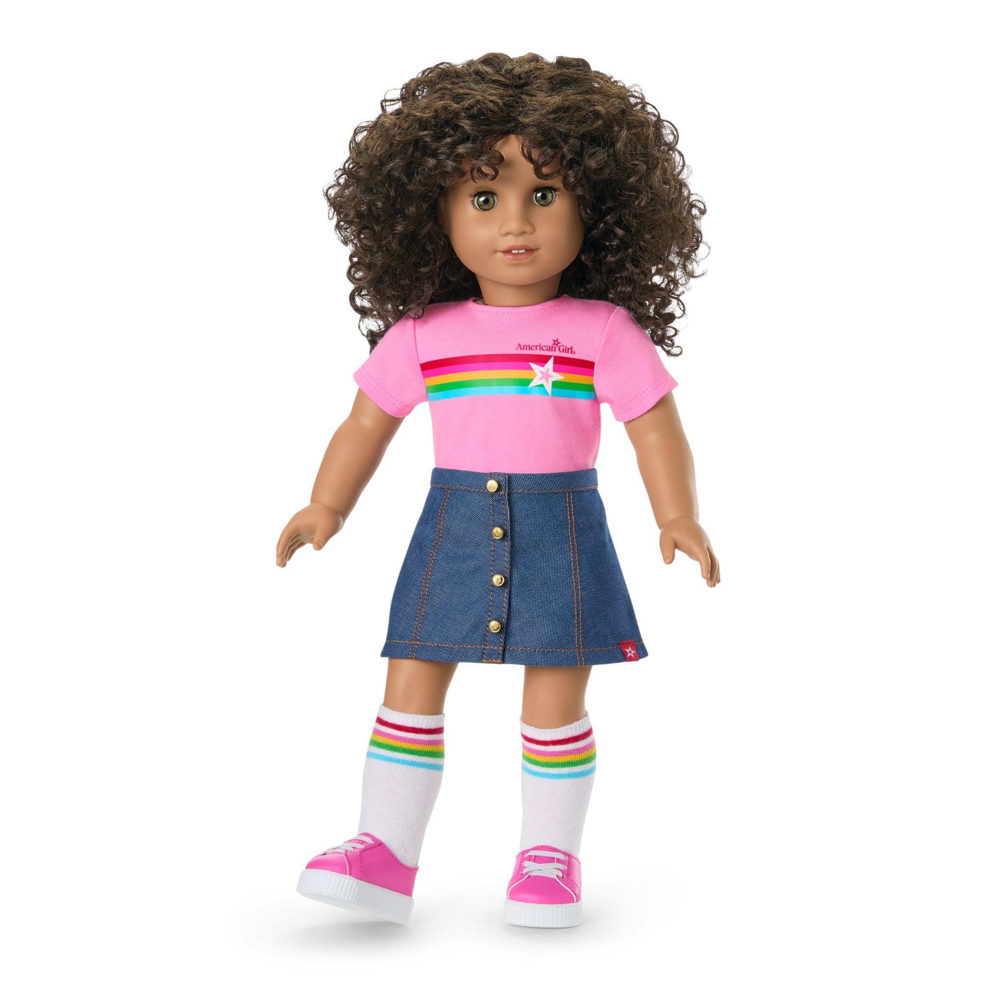 Truly Me? 18-inch Doll #132 with curly dark-brown hair - Image 11