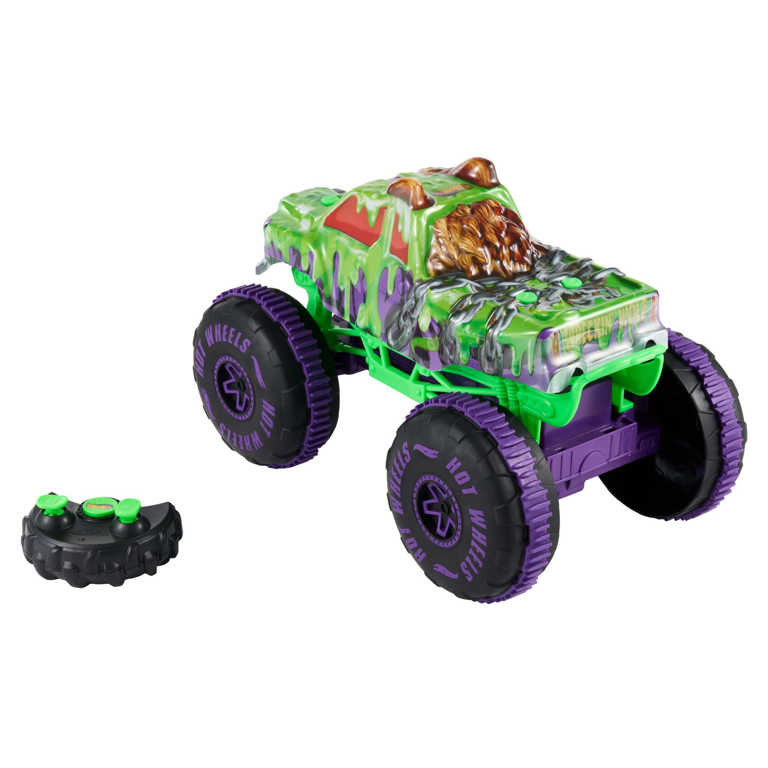 Hot?Wheels Monster Trucks Loup Ravageur T??l??command?? - Image 5