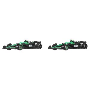 Hot Wheels Premium Kick Sauber F1 Team 2-Pack Of 1:64 Scale Racecars: Hulkenberg & Bortoleto