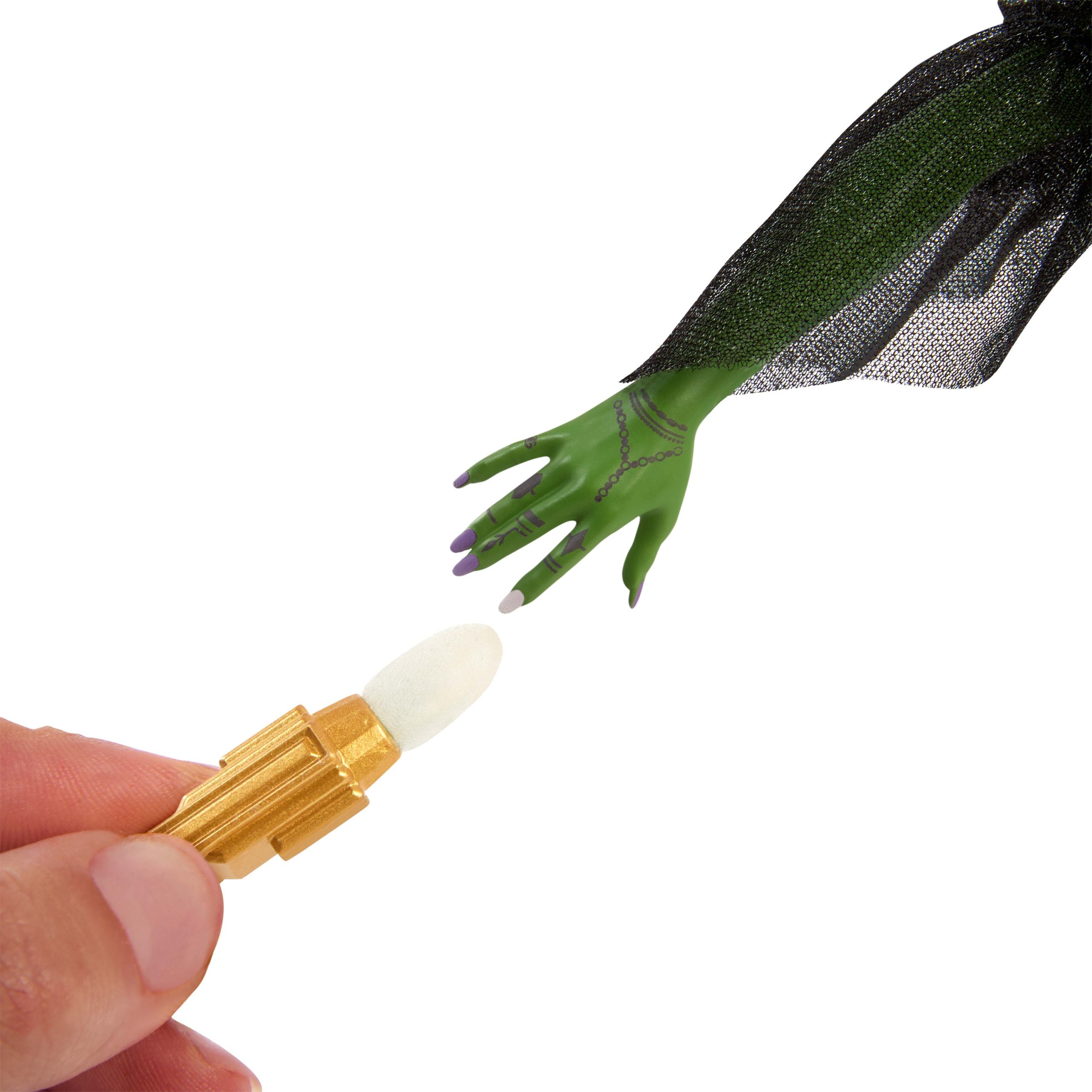 Universal Pictures' Wicked Get Ready With Elphaba Doll Set With 7 Accessories & Color Change Nails - Image 4