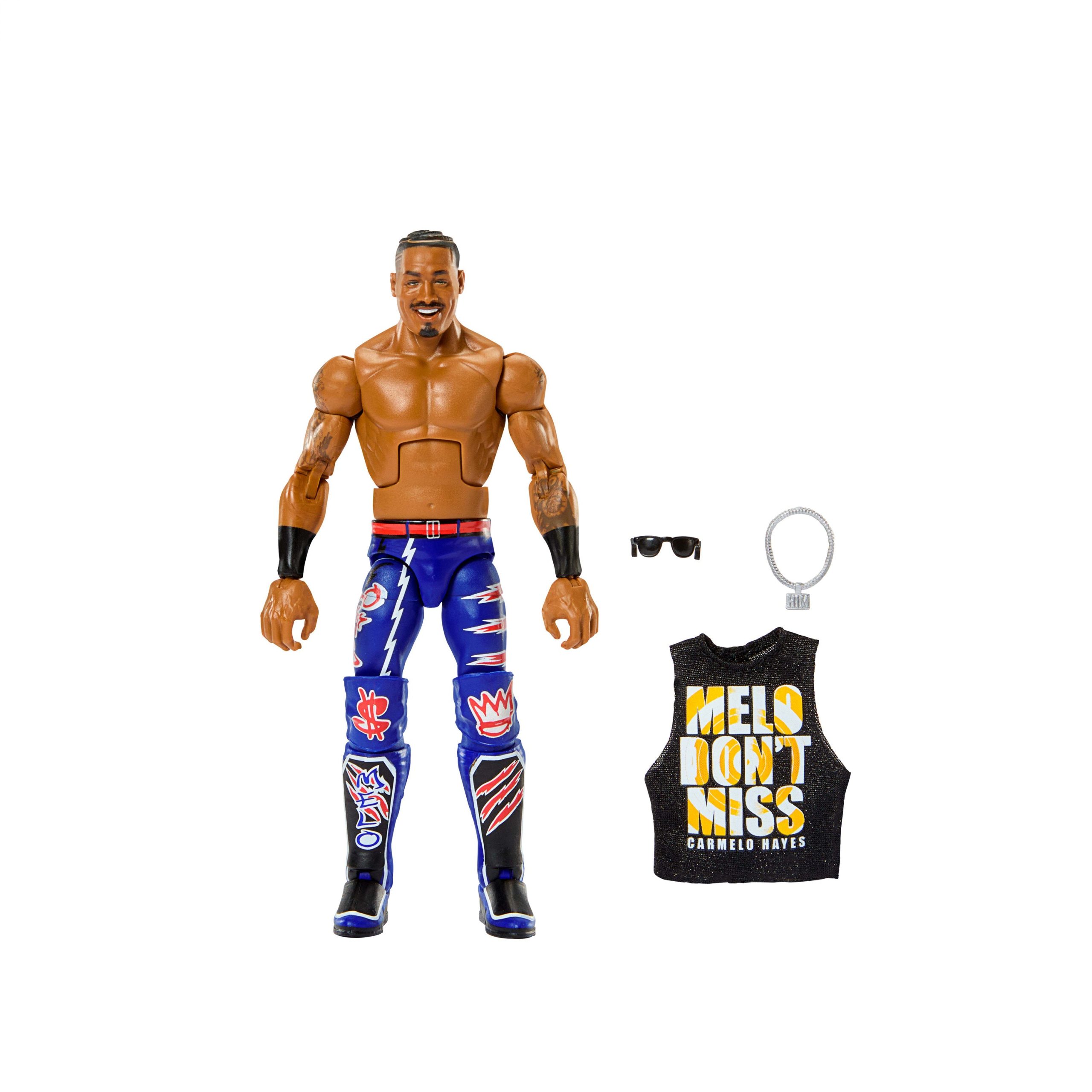 Wwe Figurine Articul??e ??lite Carmelo Hayes