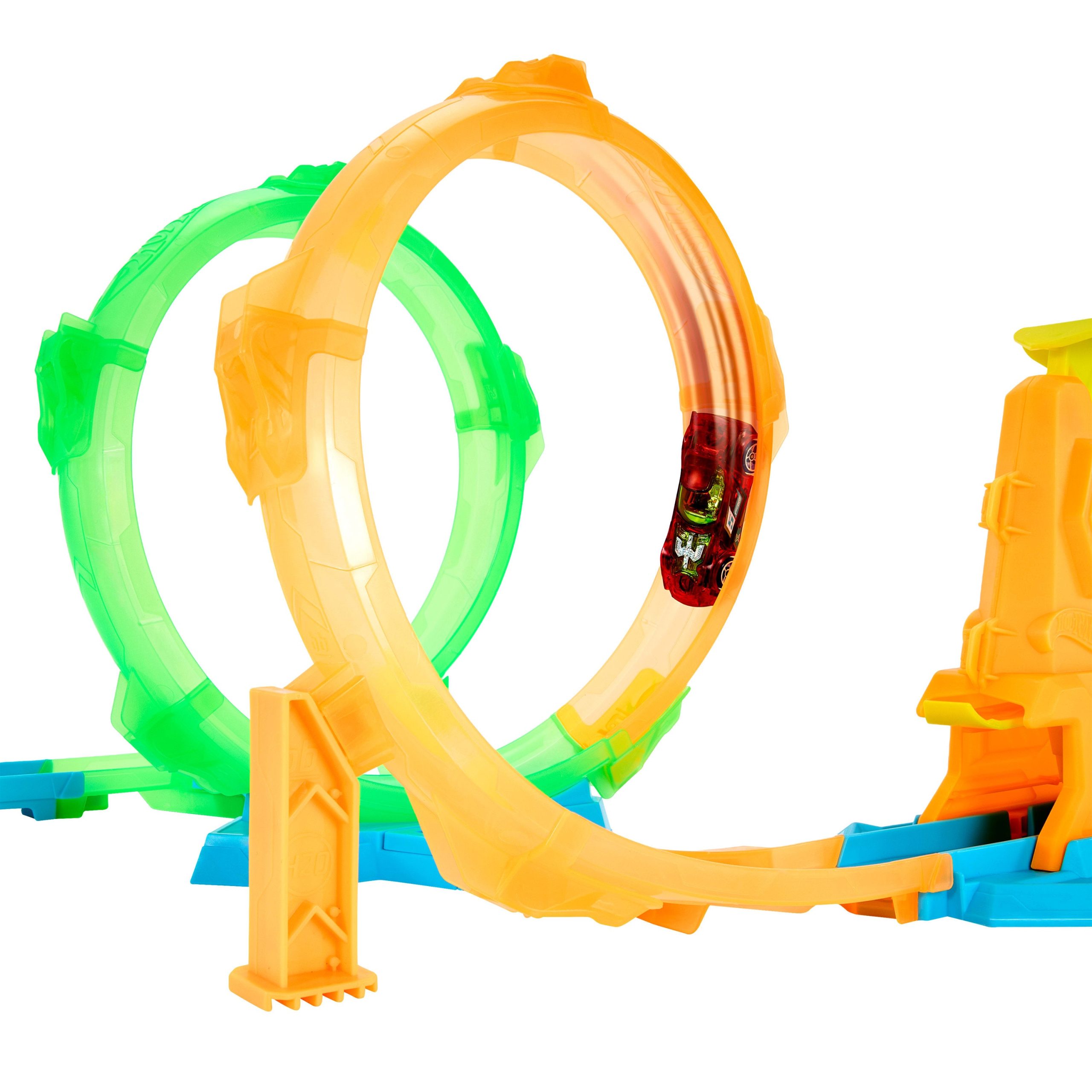 Hot Wheels Coffret duel Neon Speeders-Avec Voiture Miniature - Image 3