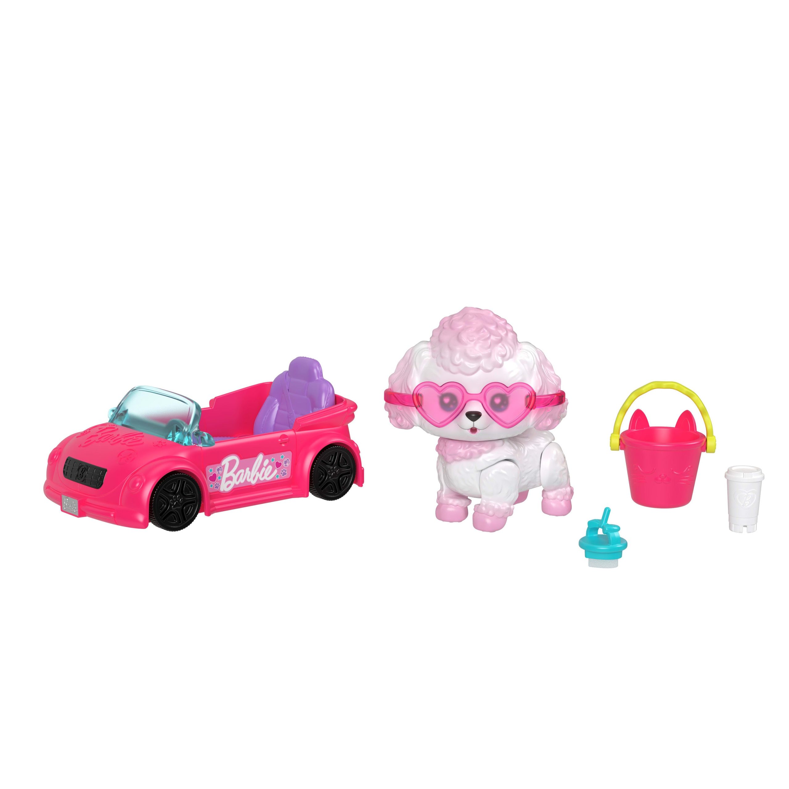 Barbie Dream Squad Pet Poodle And Convertible With Color-Changing Accessories - Image 3