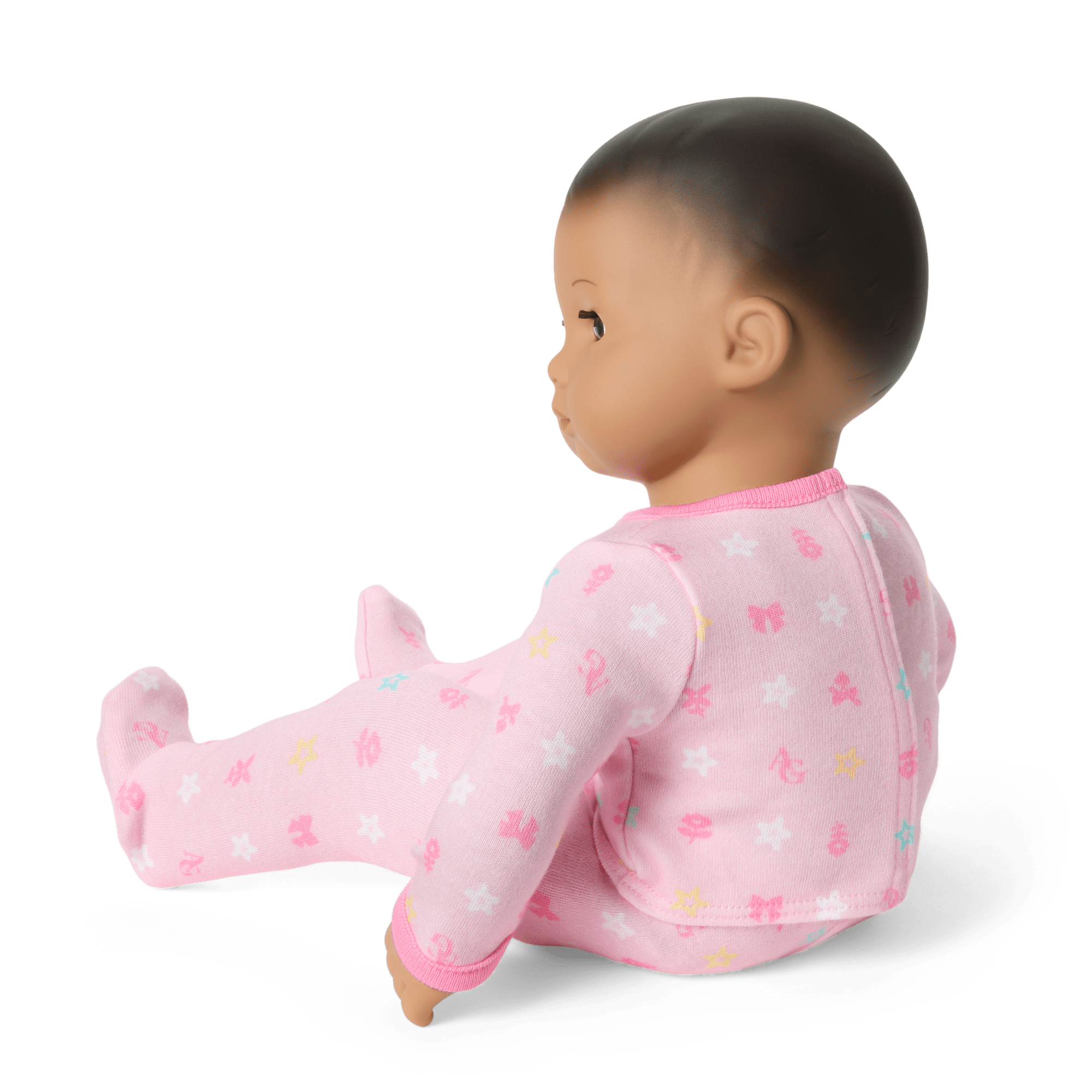 Bitty Baby? Doll #5 with dark-brown hair in Pastel Pink - Image 3