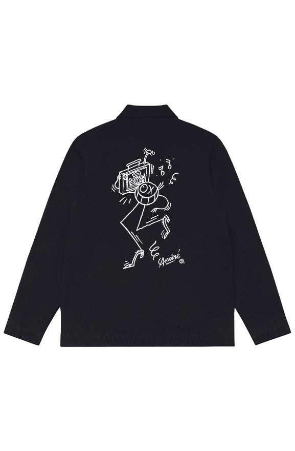 Fisher Price x Andr?? Saraiva Black Chore Jacket - Image 8