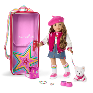 Truly Me? 18-inch Doll #118. Accessories. Puppy & Doll Carrier