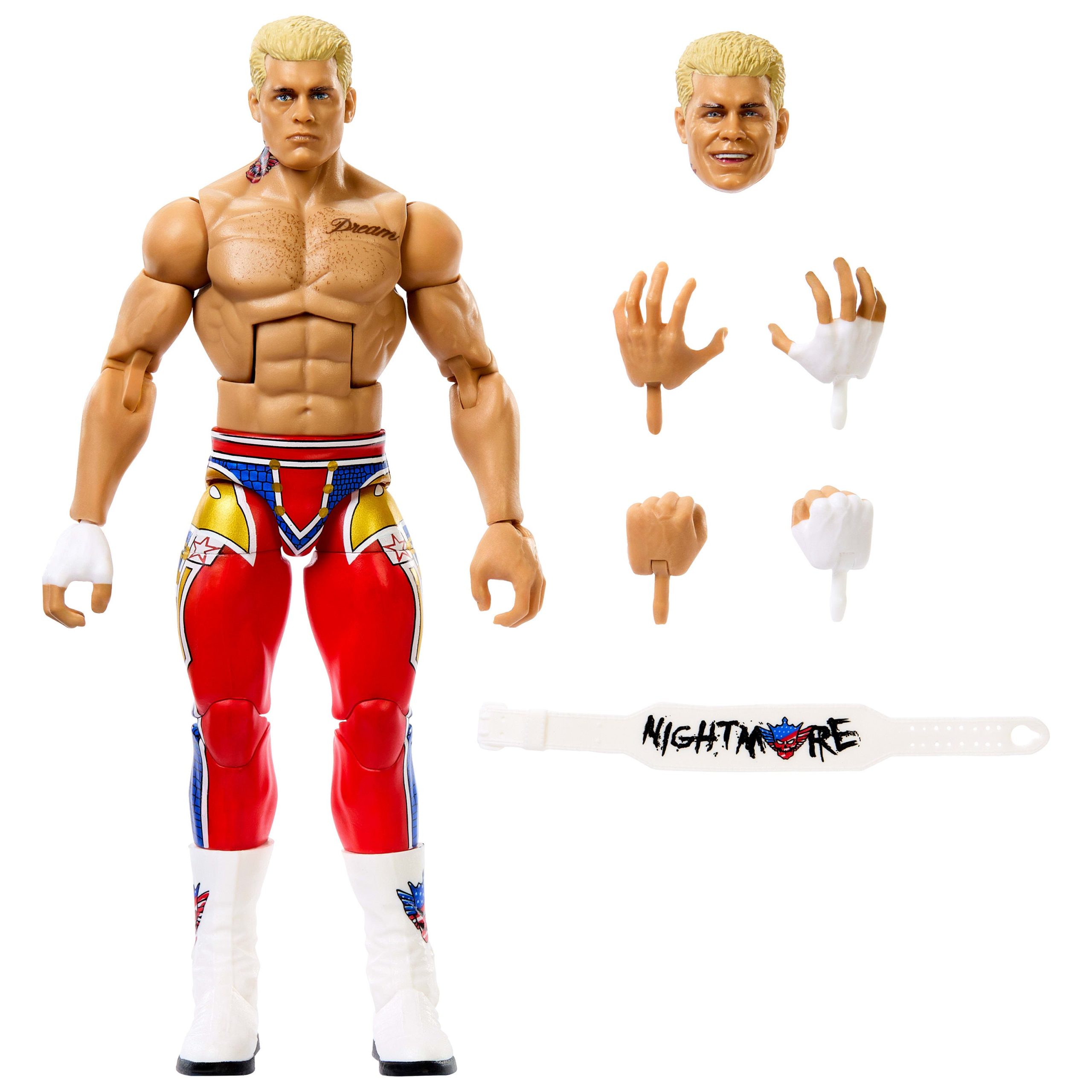 Wwe Figurine Articul??e ??lite Grands Champions Cody Rhodes