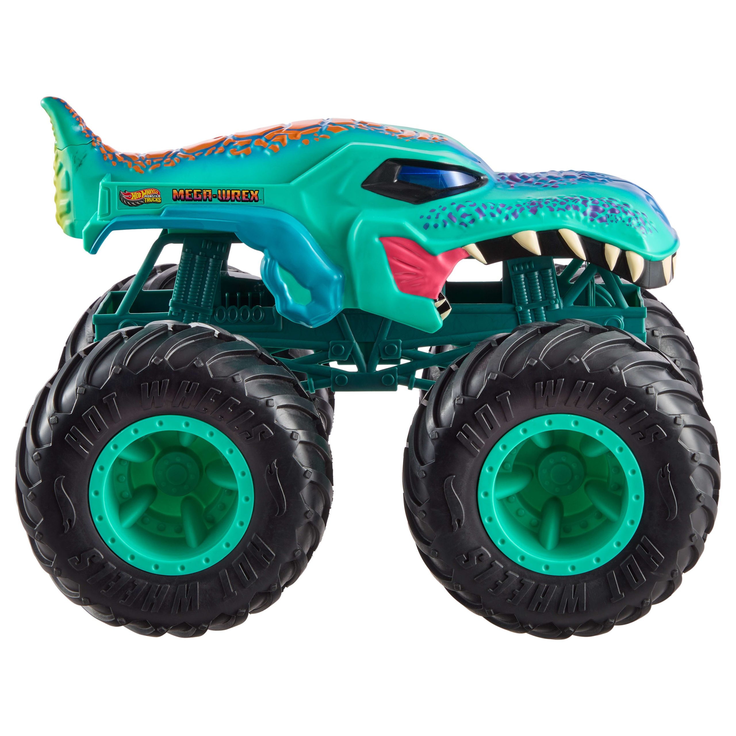 Hot Wheels Monster Trucks Colossal MEGA-Wrex Toy Truck. Large-Scale Vehicle With Big Wheels - Image 5
