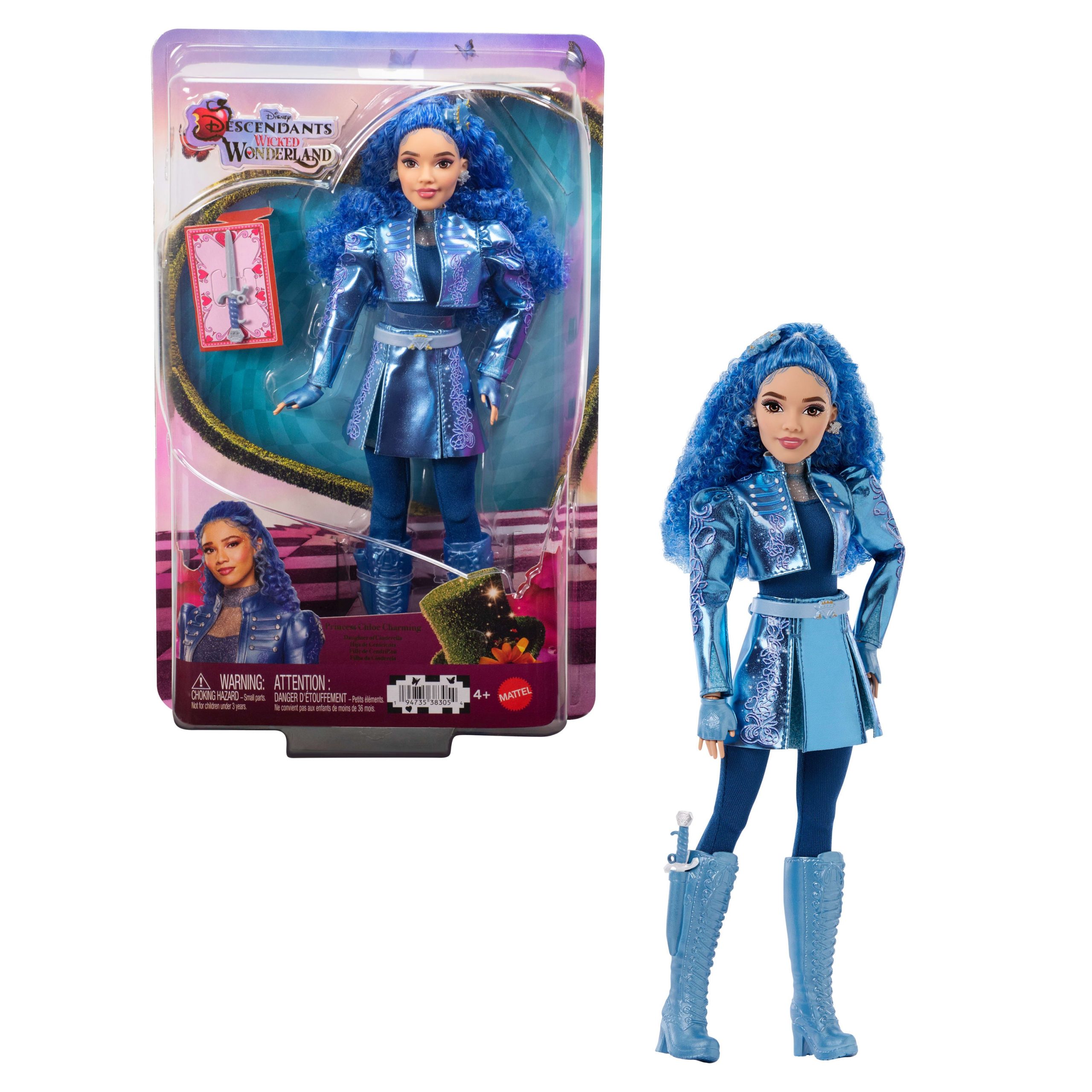 Disney Descendants: Wicked Wonderland Doll - Princess Chloe Charming. Daughter Of Cinderella
