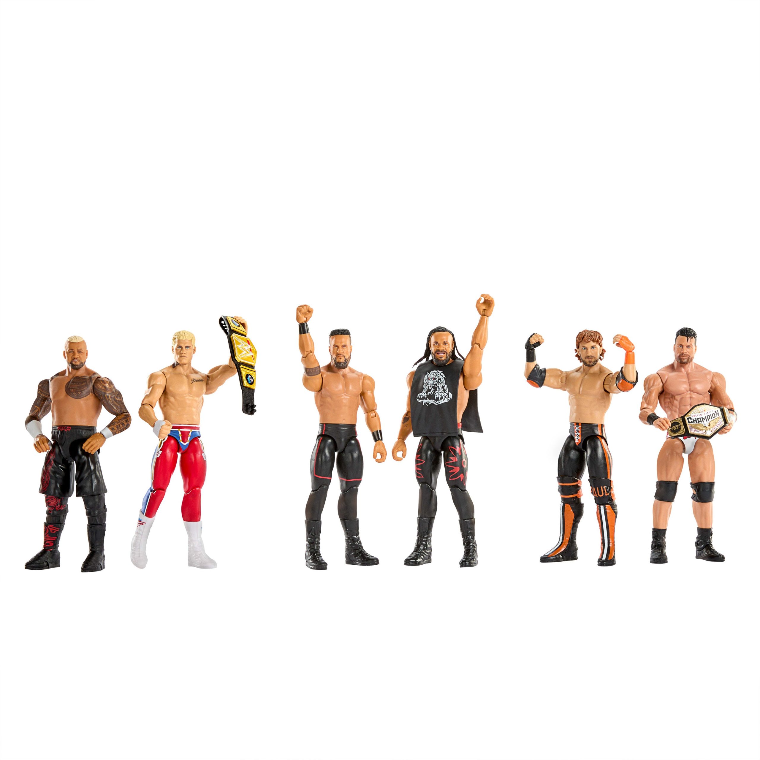 WWE Main EVent Showdown Cody Rhodes vs Solo Sikoa Action Figures Set. Series #24. 6-inch Collectibles - Image 5