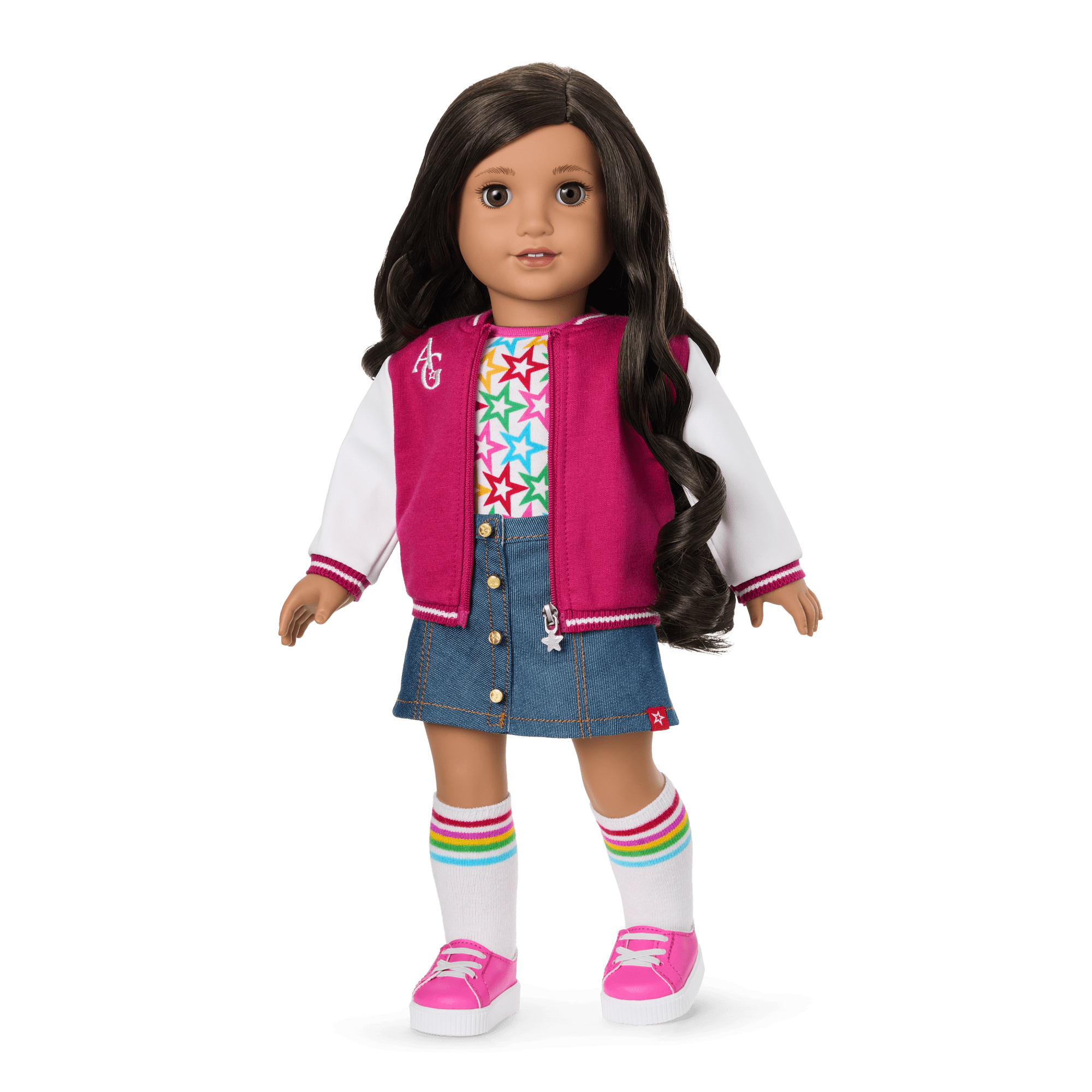 Truly Me? 18-inch Doll #108 with curly black-brown hair - Image 2
