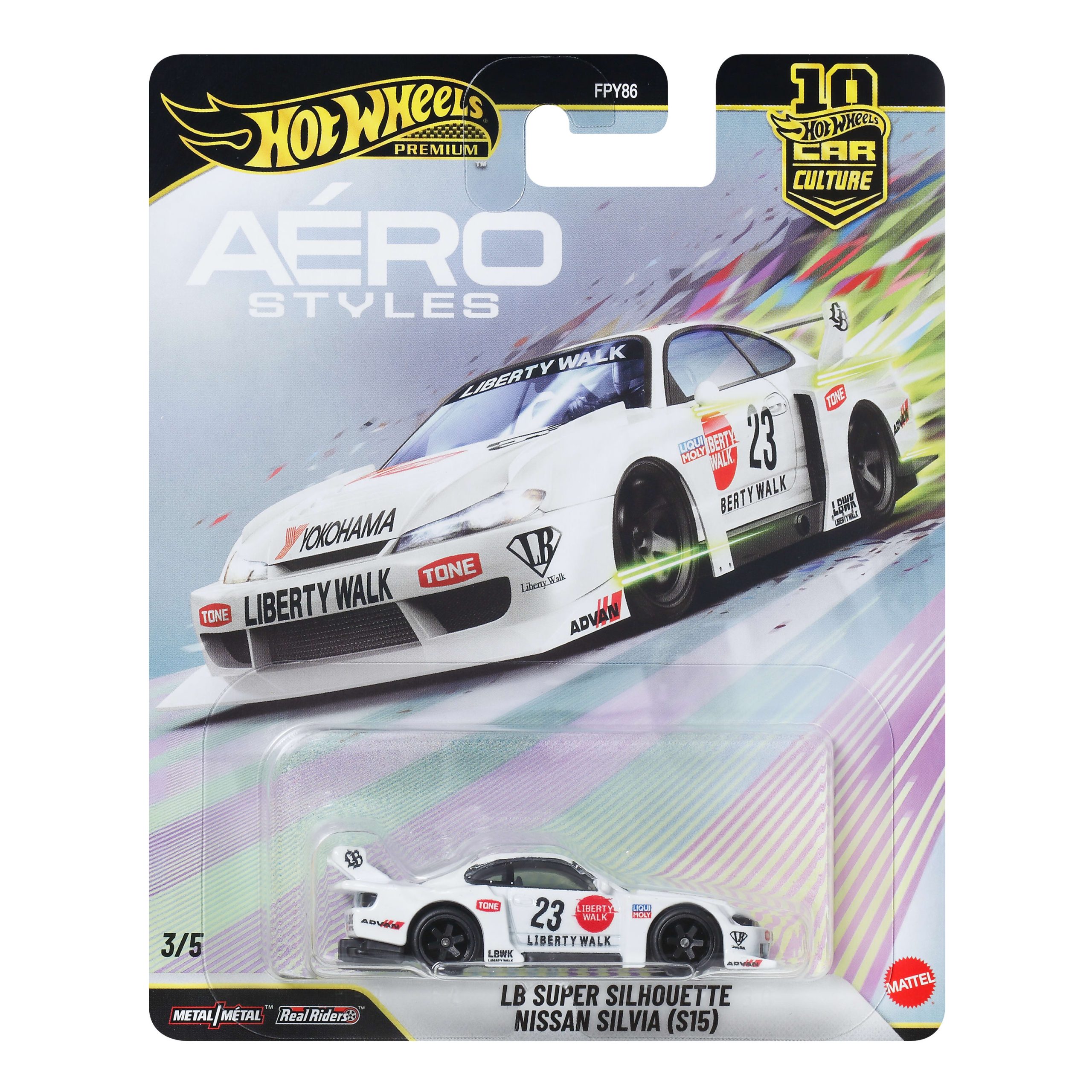 Hot Wheels Premium Car Culture A??ro Styles LB Super Silhouette Nissan Silvia (S15)