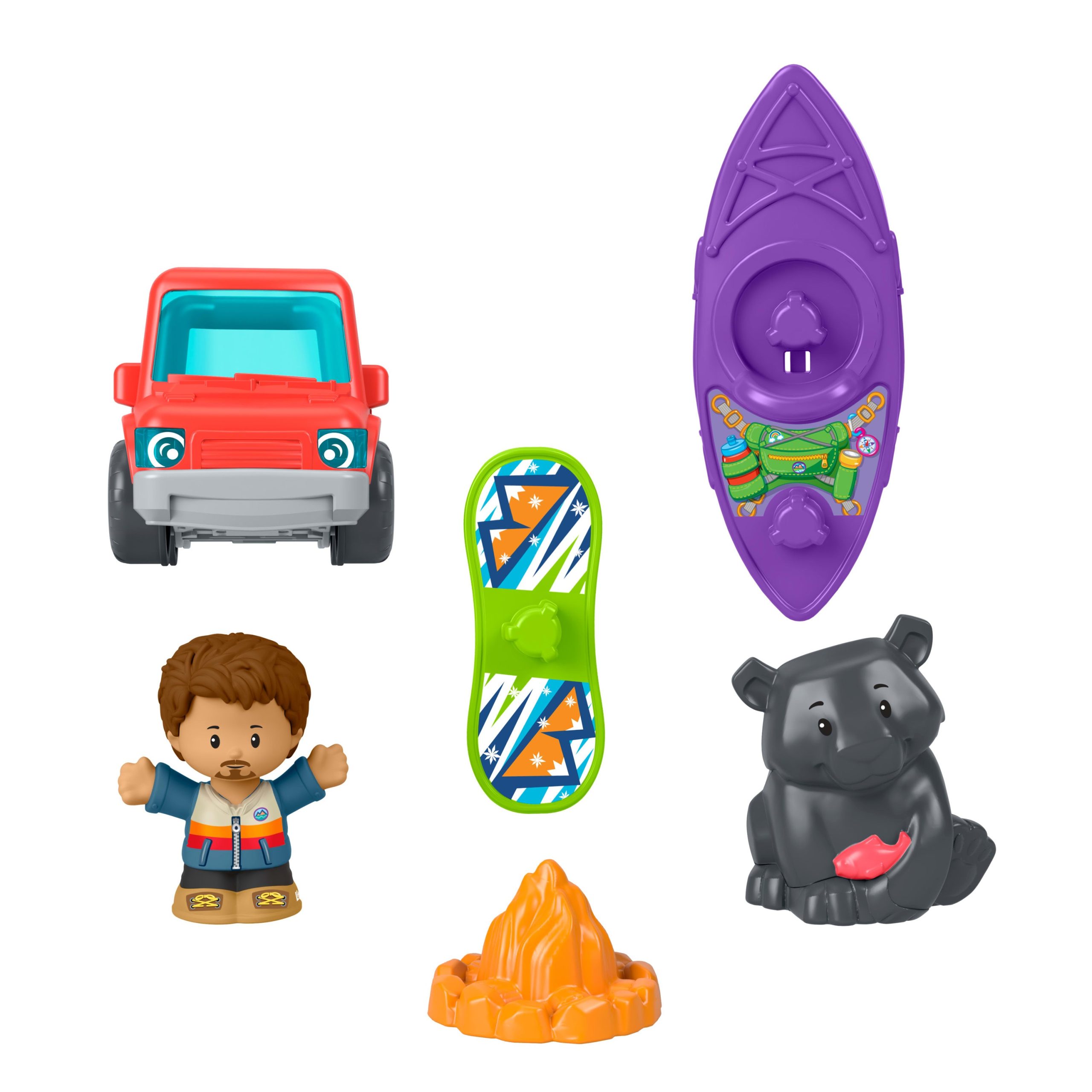 Little People Brinquedo para Beb??s Conjunto de Brincadeira Montanha Definitiva - Image 5