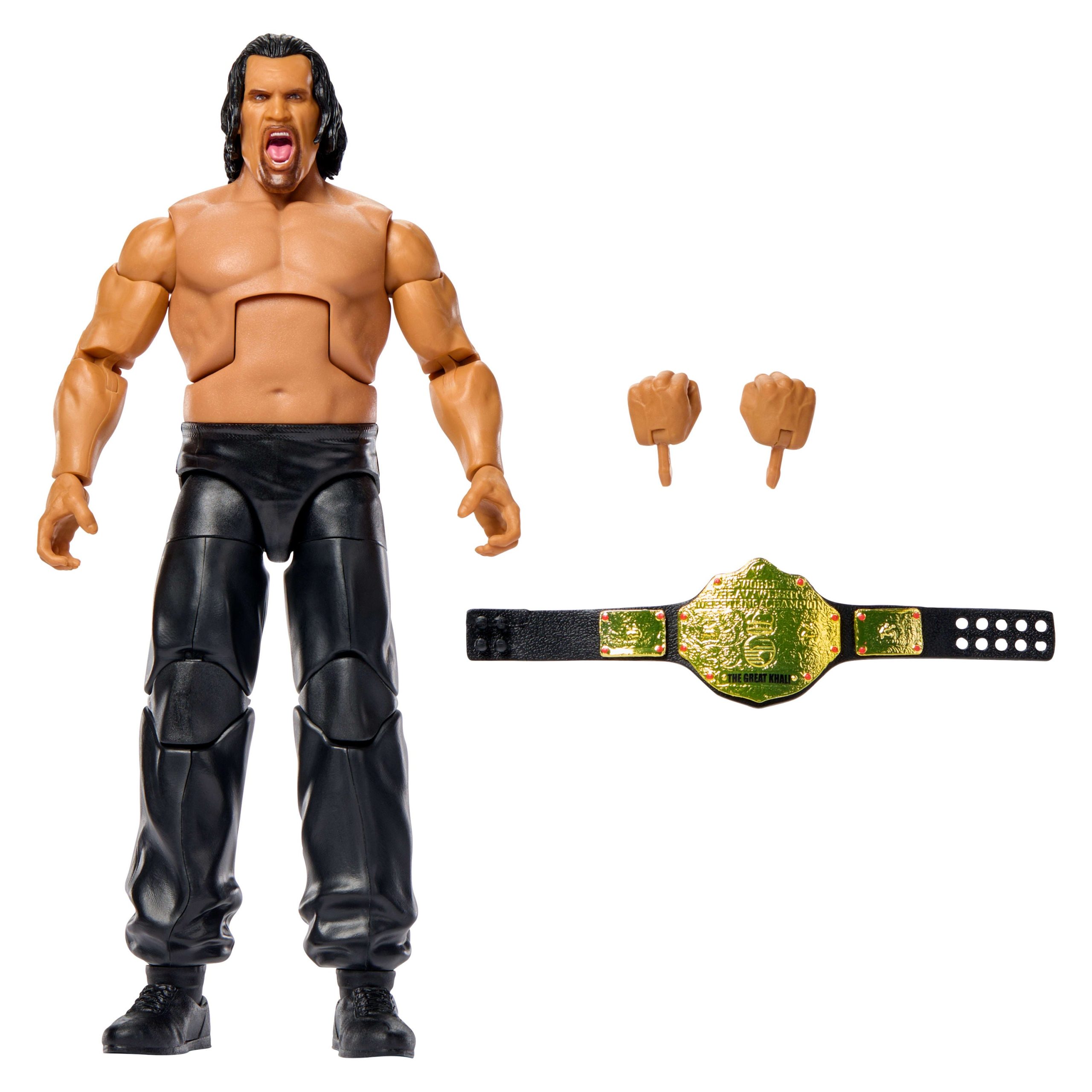 WWE Elite Great Khali Smash Action Figure. Series #123 Set. 6-inch Collectible With Accessories