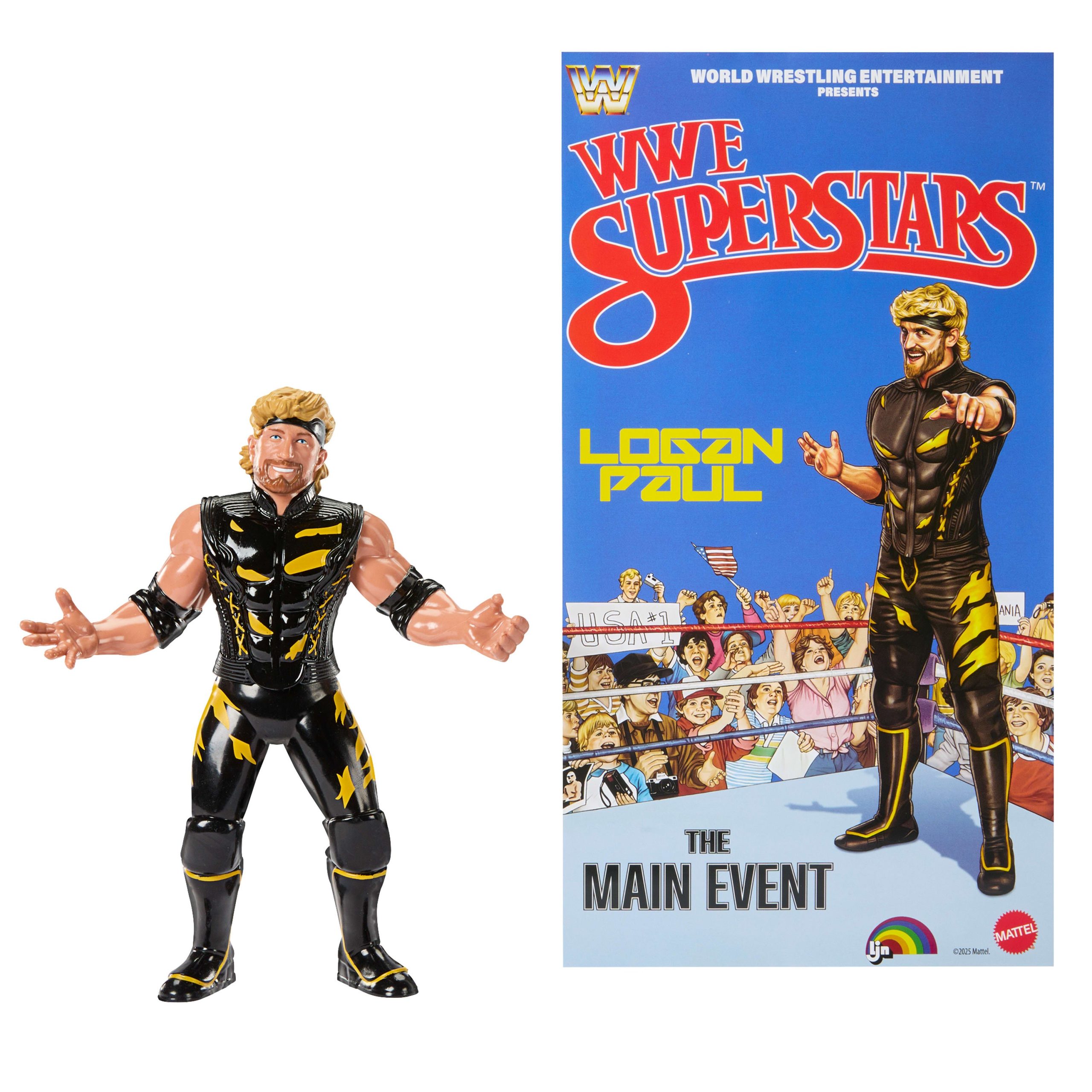 Superstars Wwe Ljn Figurine Articul??e Logan Paul