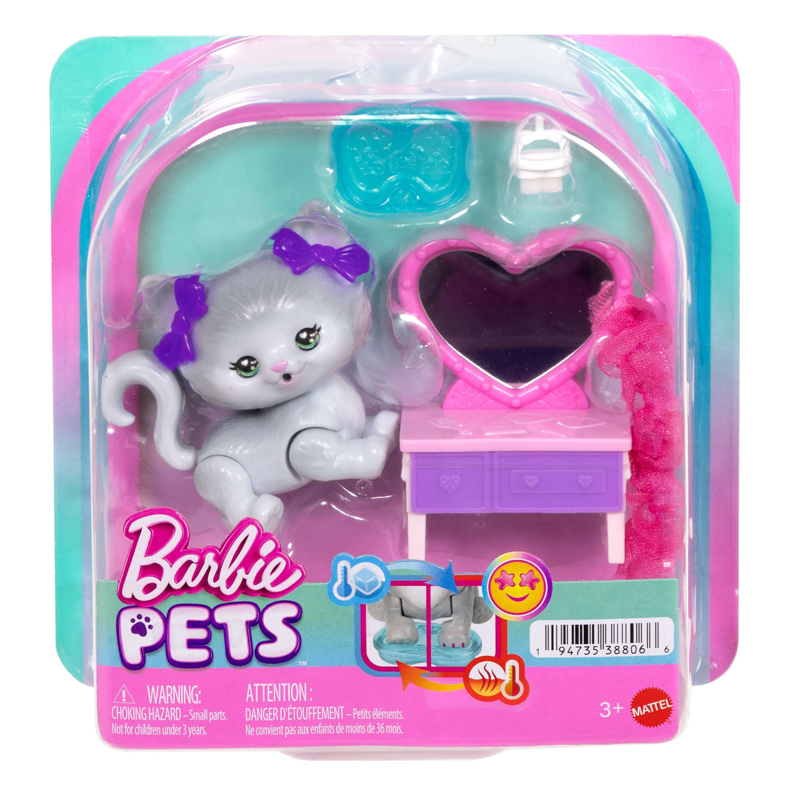 Barbiedream Squad Pet Kitty And Vanity With Color-Changing Accessories - Image 6