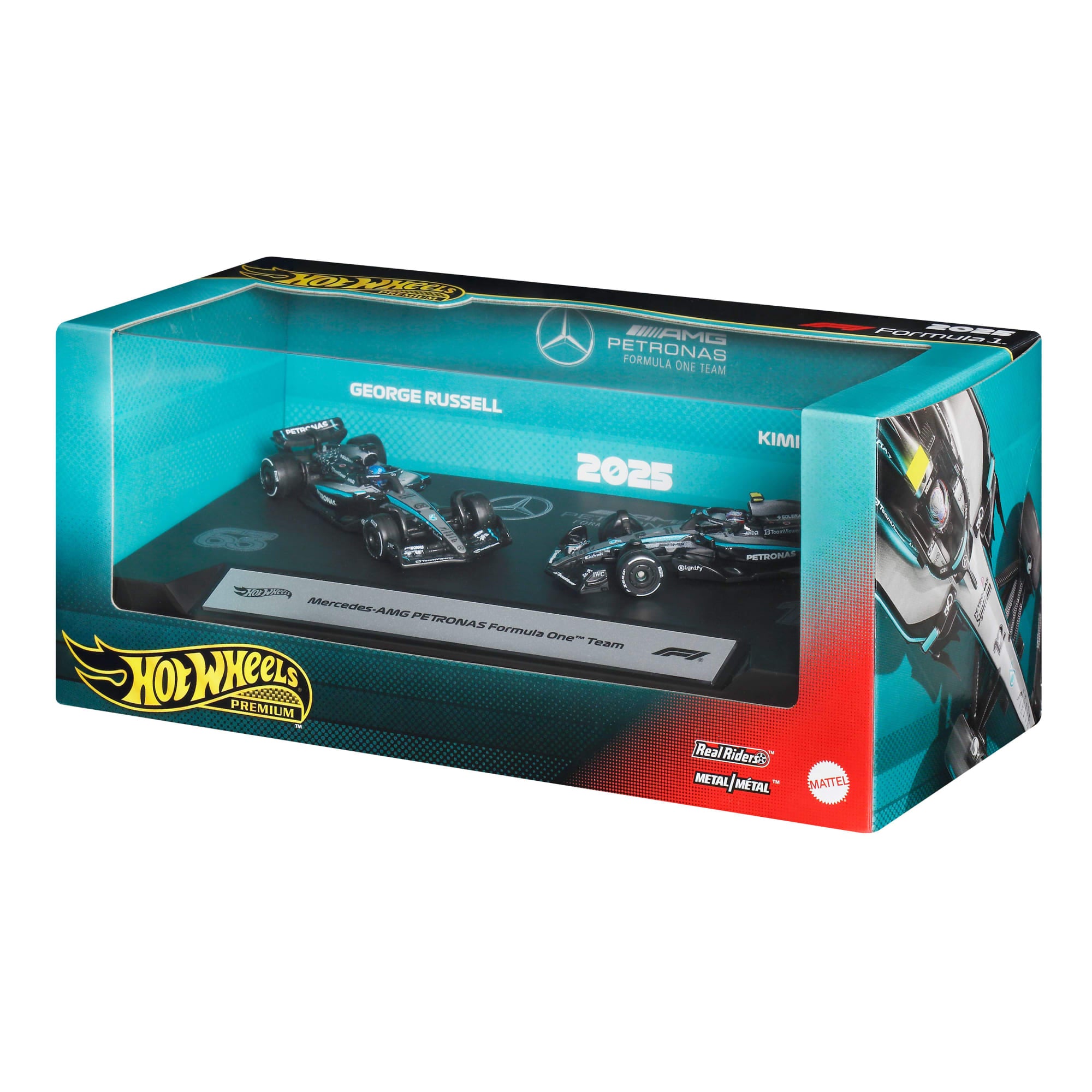 Hot Wheels Premium Mercedes 2025 Formula 1? Team #63 & Team #12 - Image 13