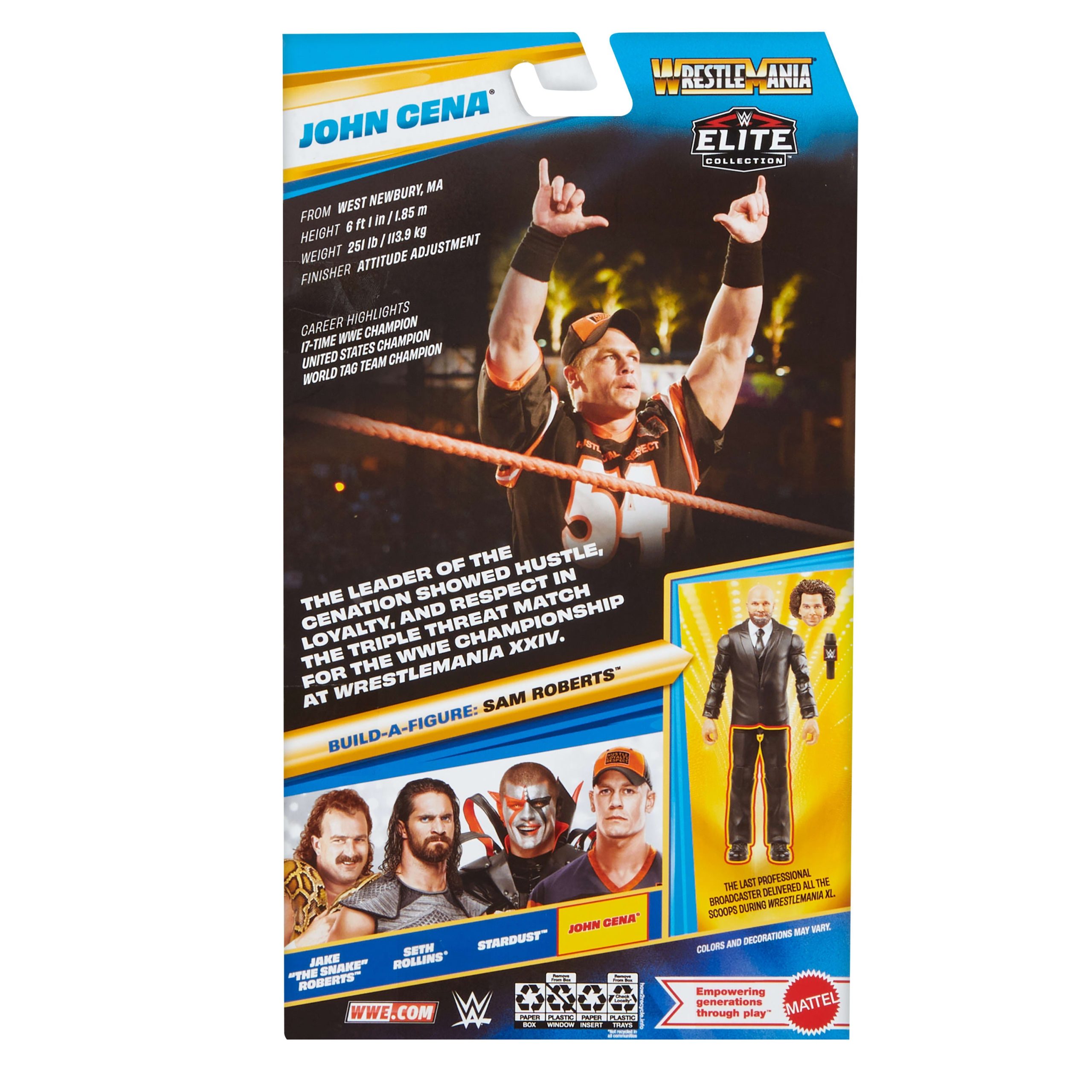 Wwe Figurine Articul??e Wrestlemania John Cena - Image 6