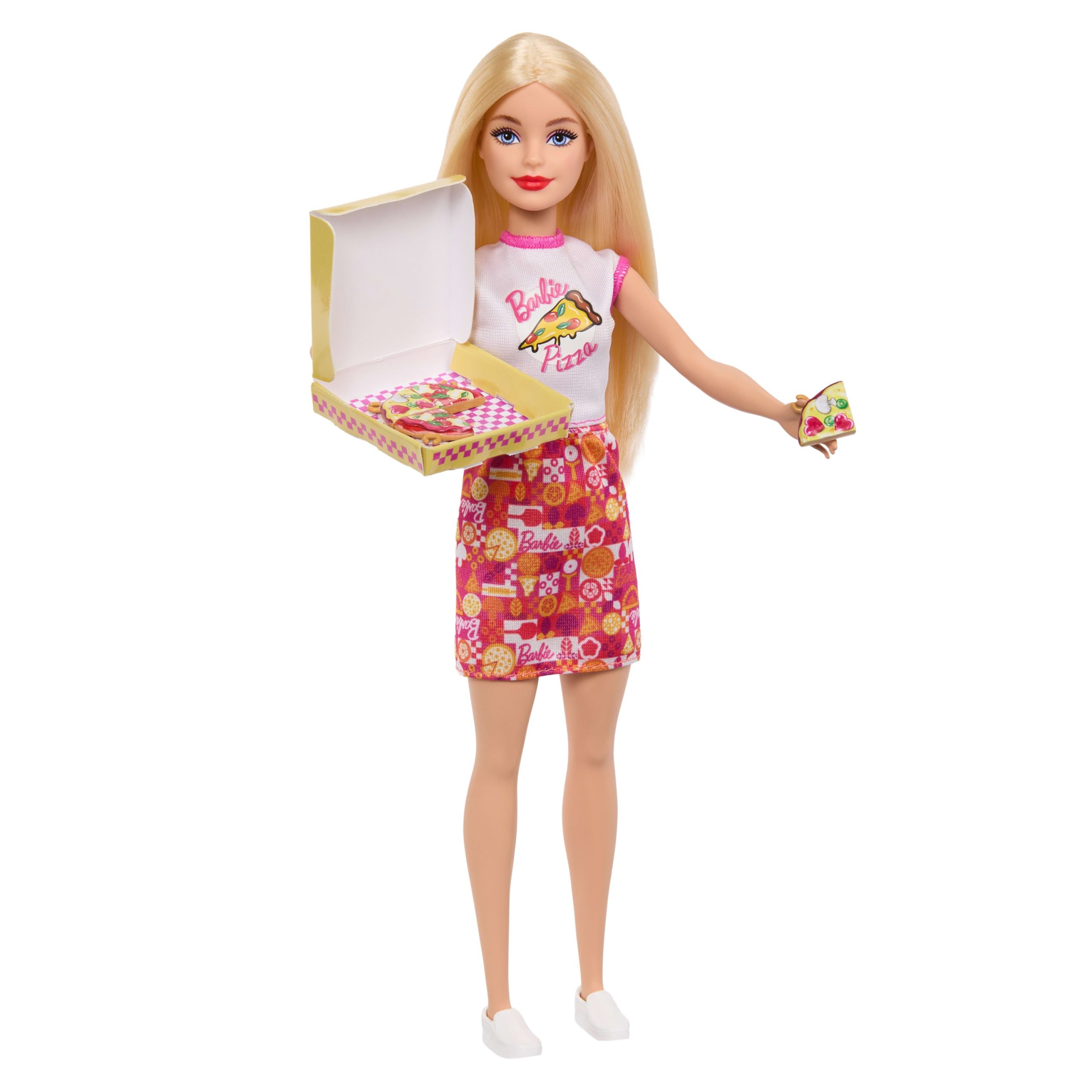 Barbie Pizza Shop Playset With Blonde Doll. Pizza Making Station. 25 Accessories - Image 3