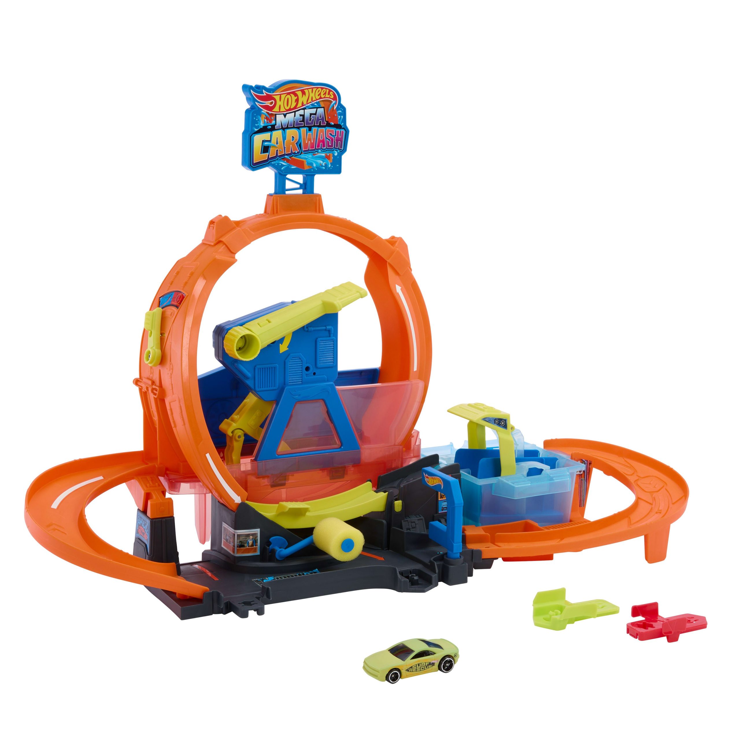 Hot?Wheels City?M??ga Looping Station de Lavage