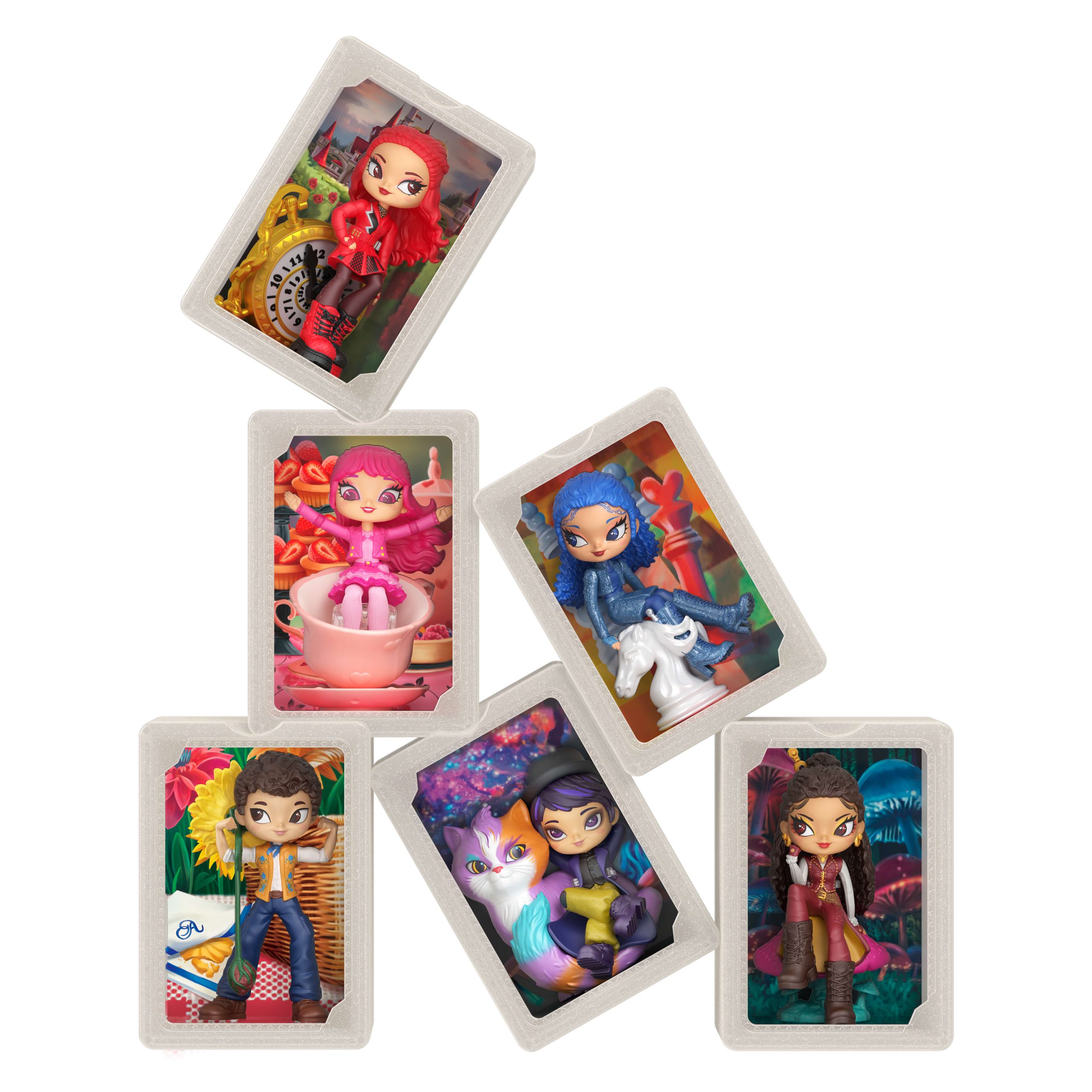 Disney Descendants: Wicked Wonderland. Stack & Reveal Toy. Surprise Small Dolls - Image 5