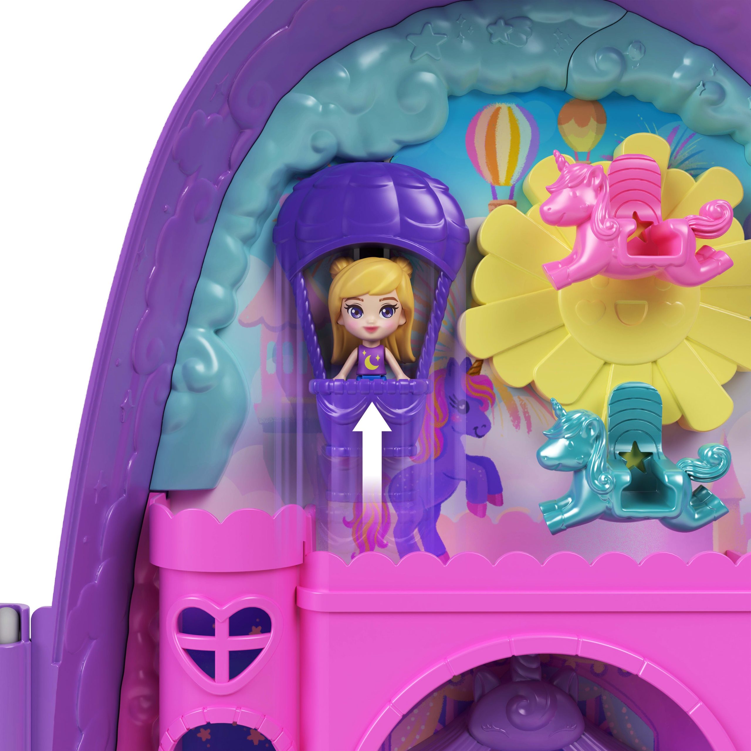 Polly Pocket Mu?eca Compacto Mochila Unicornio - Image 3