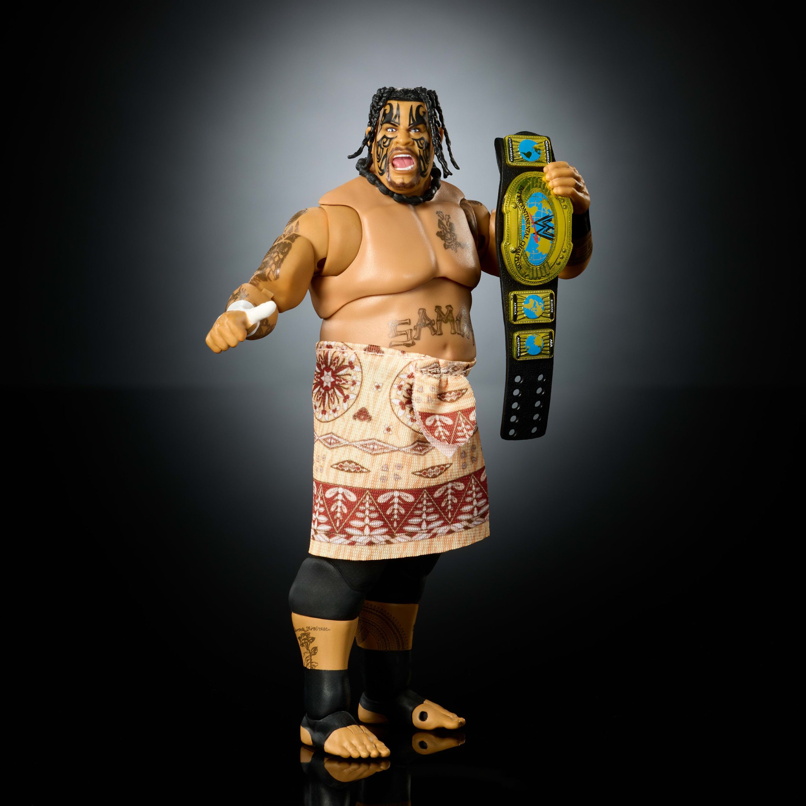 Wwe Figurine Articul??e Ultimate Umaga - Image 4
