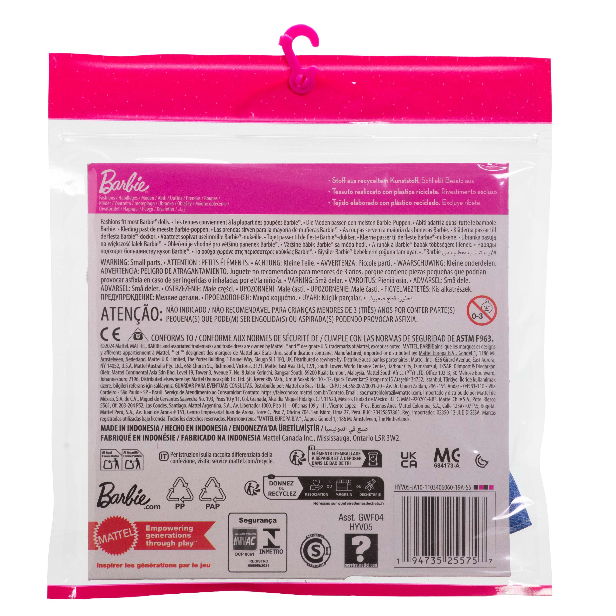 Barbie Clothes. Fashion And Accessory 2-Packs For Barbie Dolls - Image 3