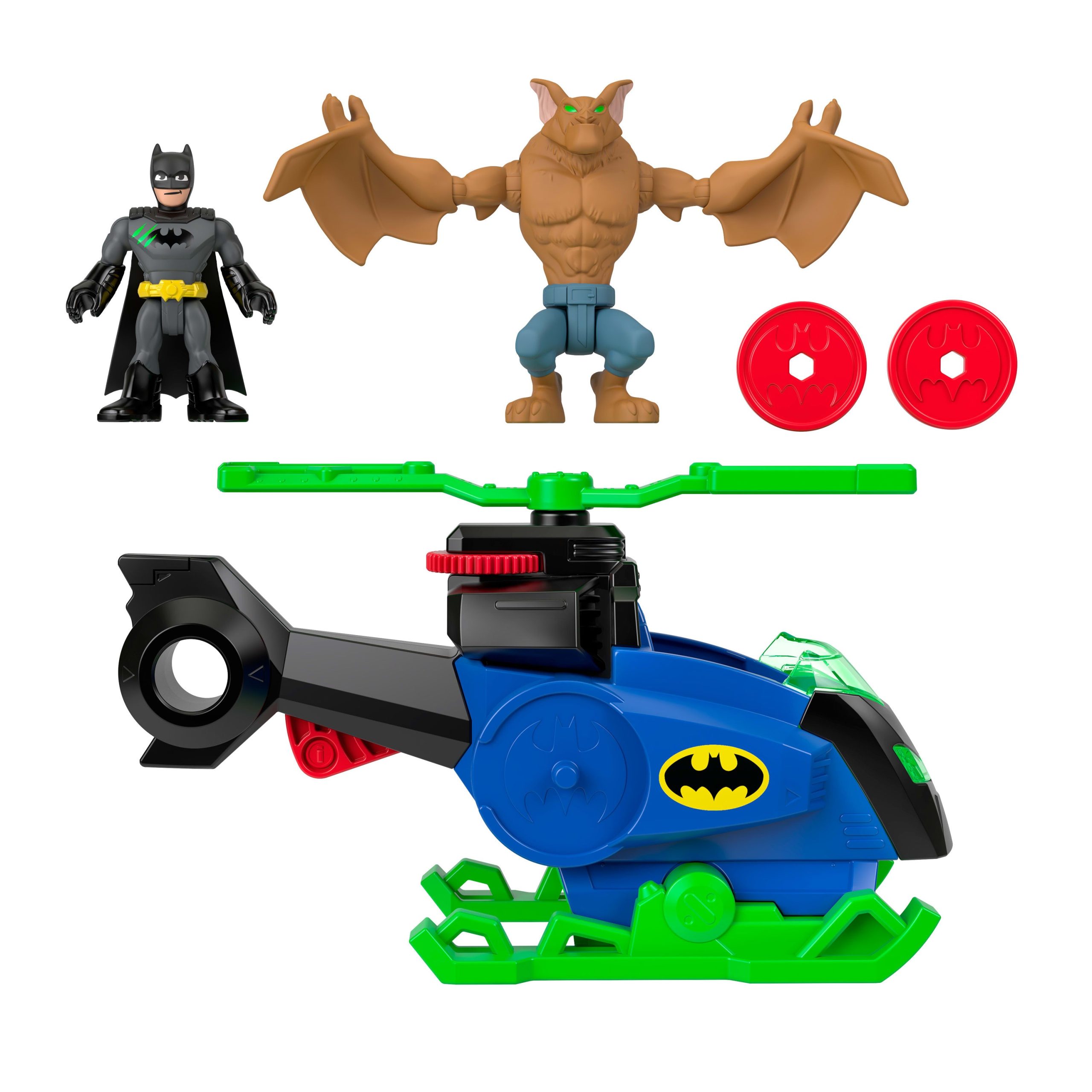 Imaginext Dc Super Friends Coffret Bat-Copt??re et Man Bat - Image 5