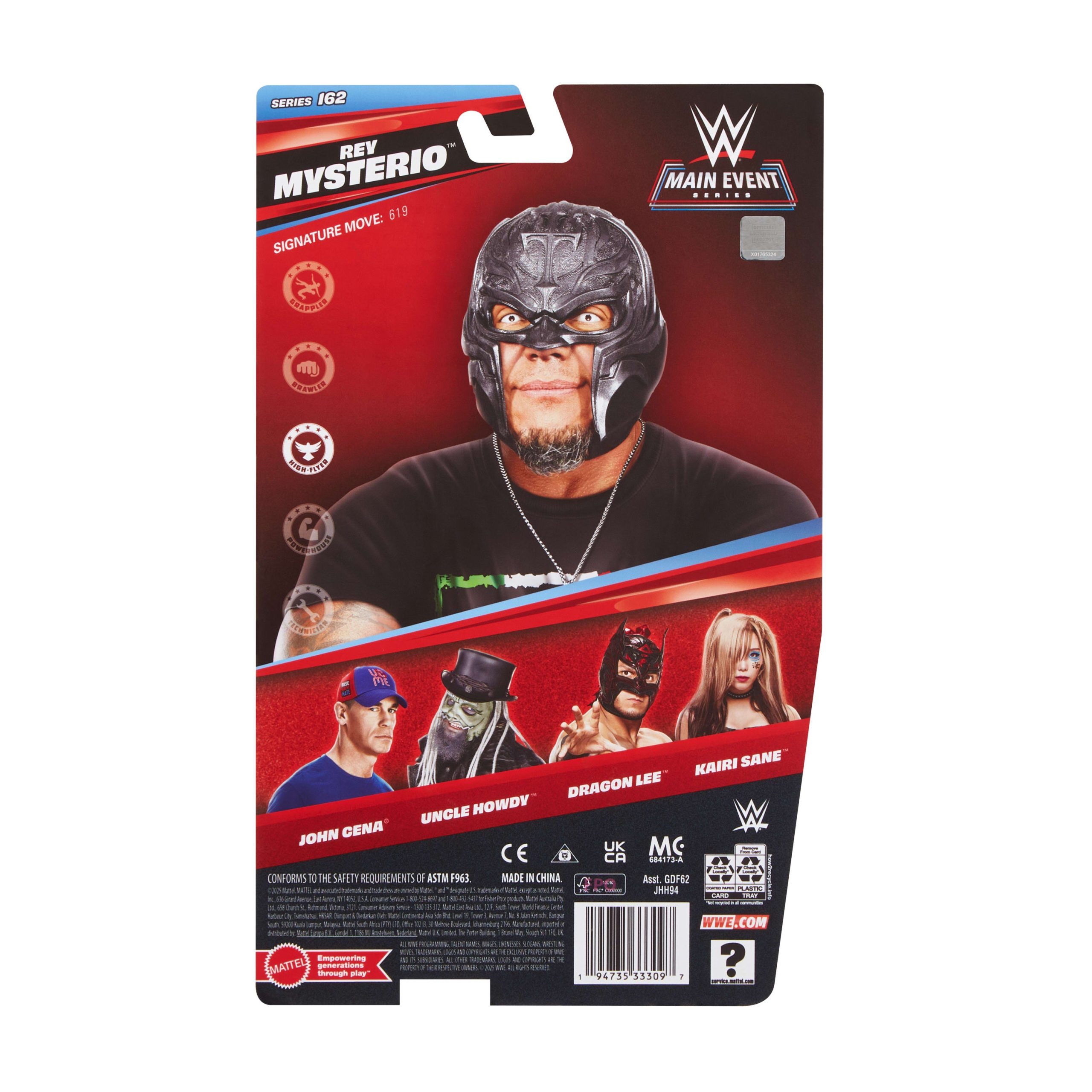 WWE Rey Mysterio Action Figure. Main EVent Series #162. 6-inch Collectible With Articulation - Image 6