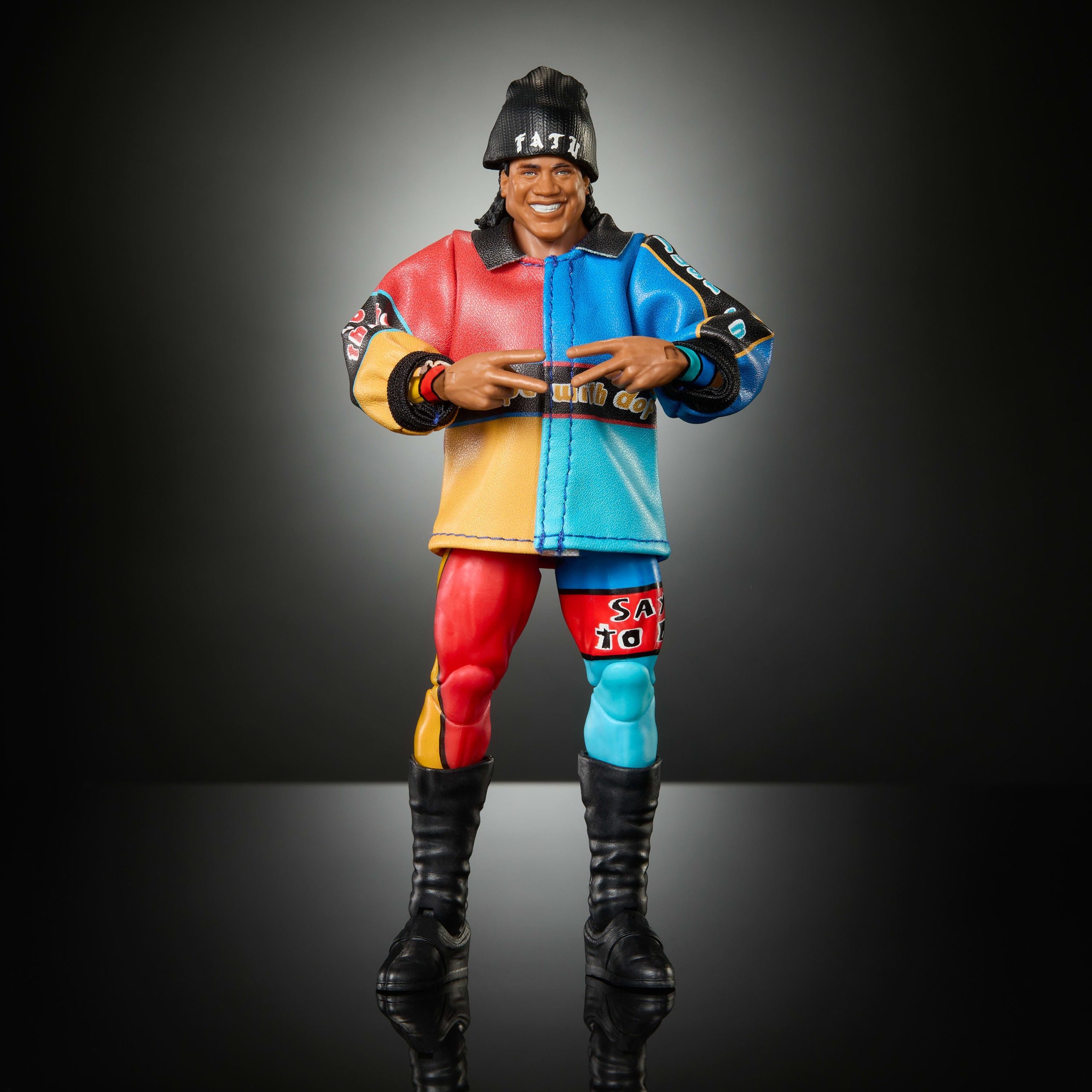 WWE Monday Night War Elite Collection Fatu Action Figure & Accessories 6-inch Collectible Set - Image 5