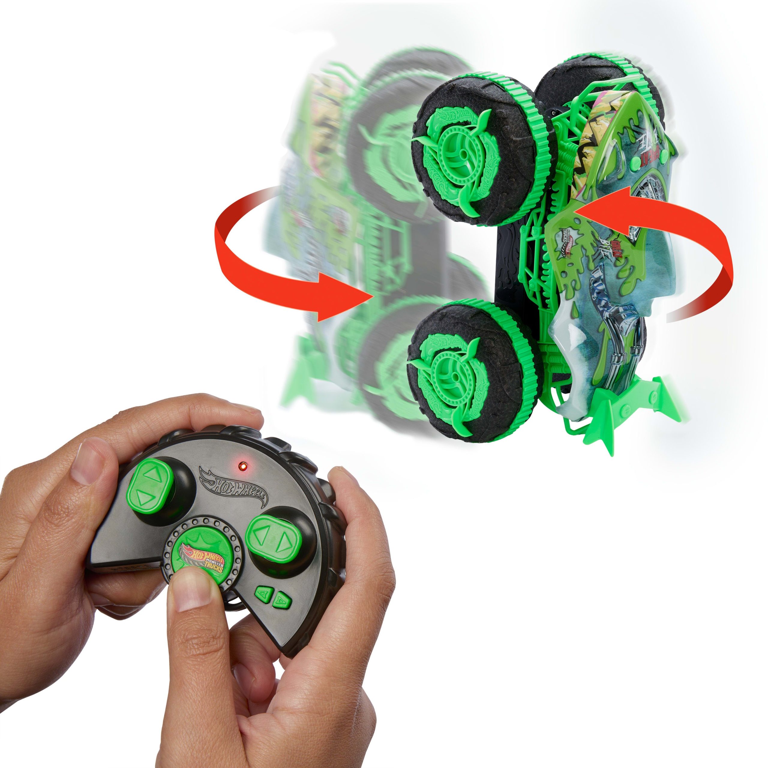 Hot Wheels Monster Trucks All-Terrain Great Bite RC. Remote-Control Toy - Image 2