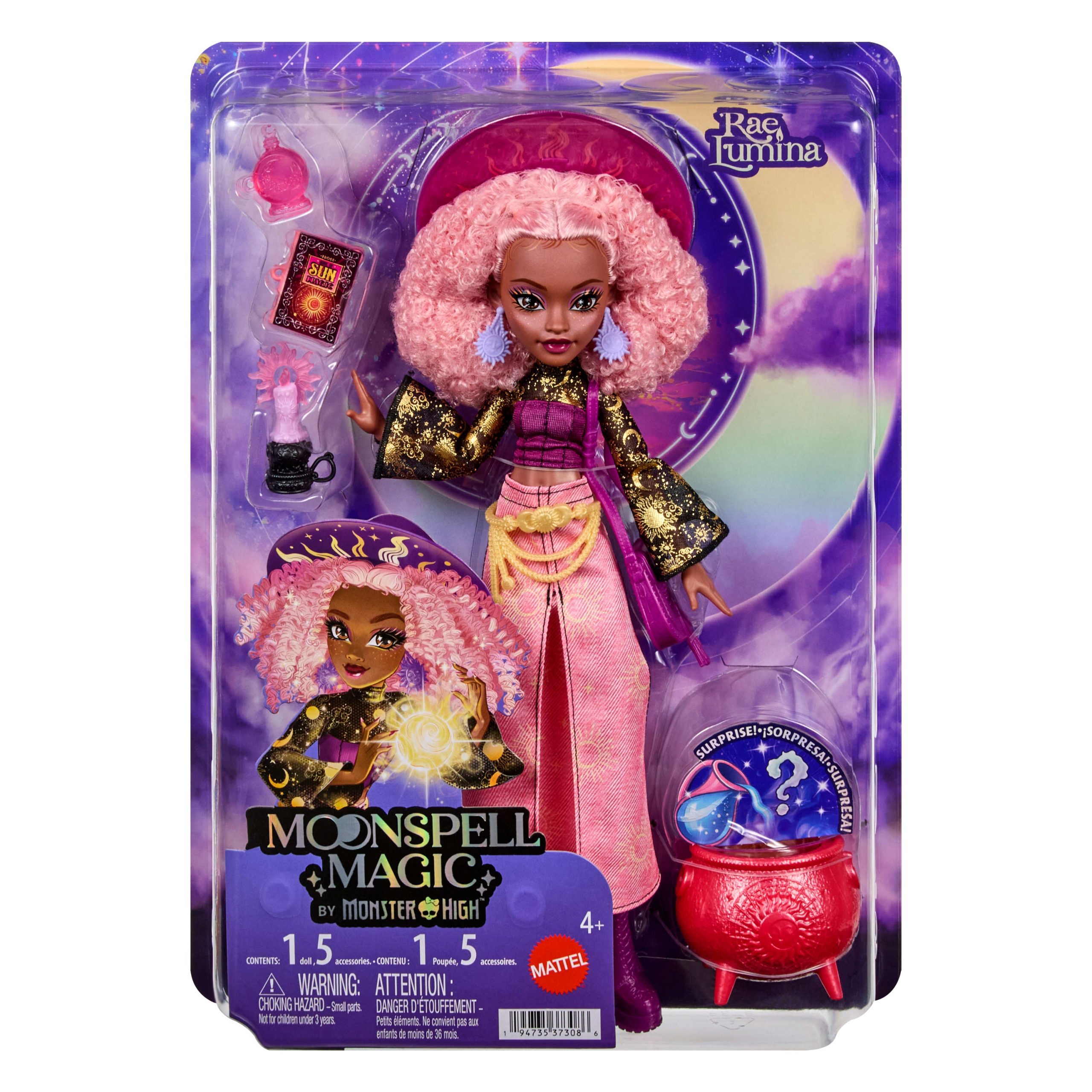 Monster High-Poup??e Rae Luminata-Avec Accessoires - Image 6