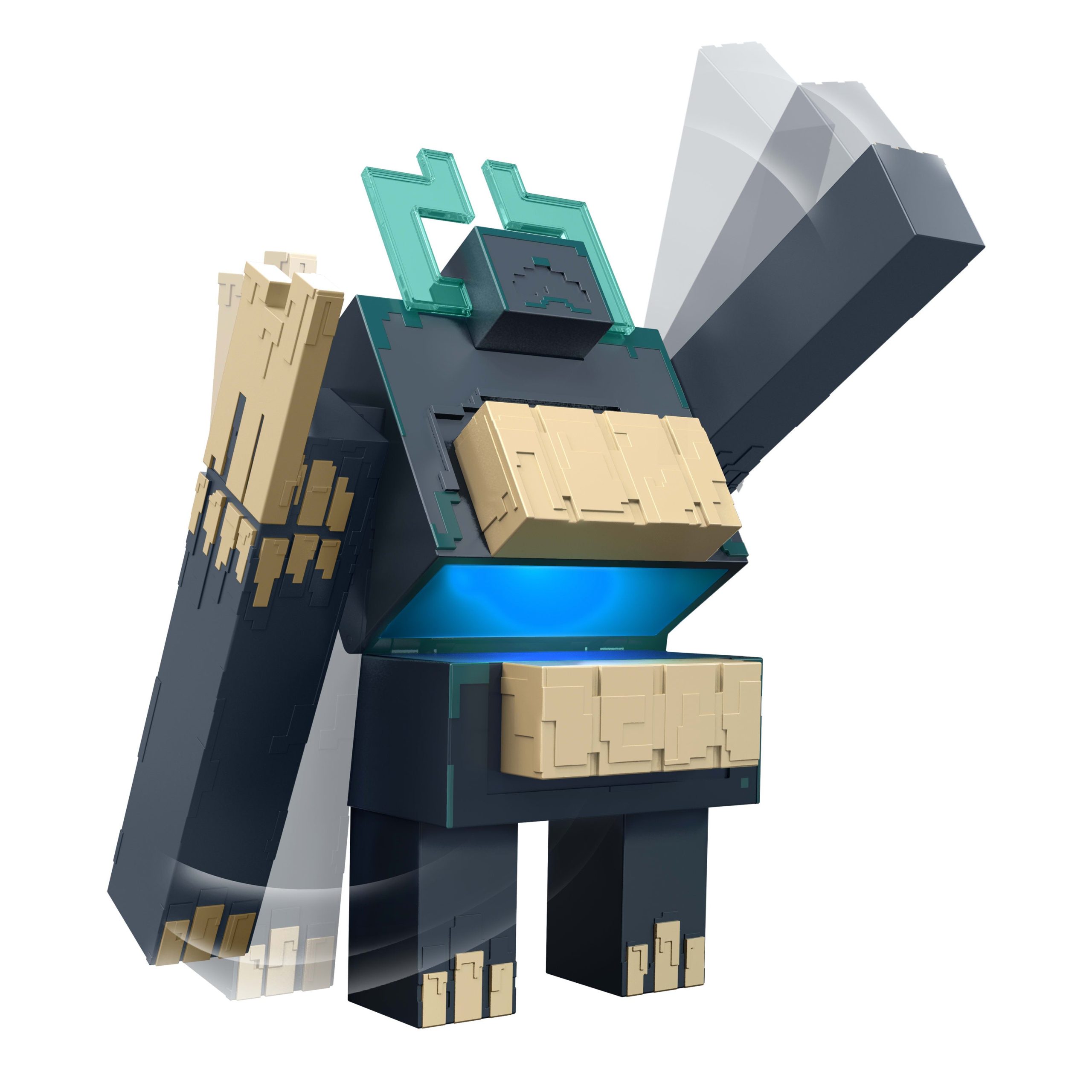 Minecraft?Dungeons II?Twisted Warden?Figure.?Lights & Sounds. Slam Attack Action?&?Soul Corrupted Creeper?Figure - Image 4