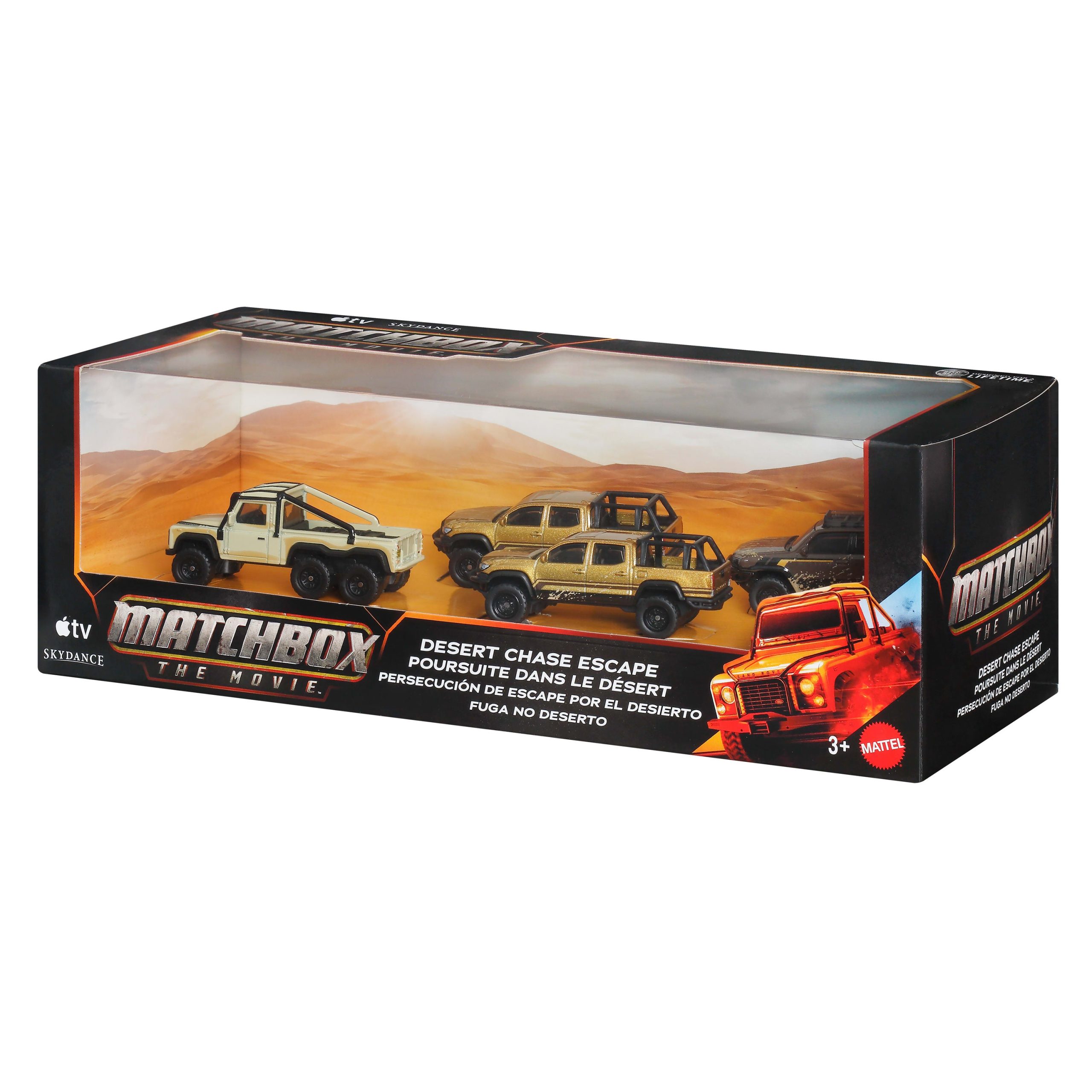 Matchbox Desert Chase Escape 4-Pack Of 1:64 Scale Die-Cast Vehicles From The Movie. Collectible?Set - Image 6
