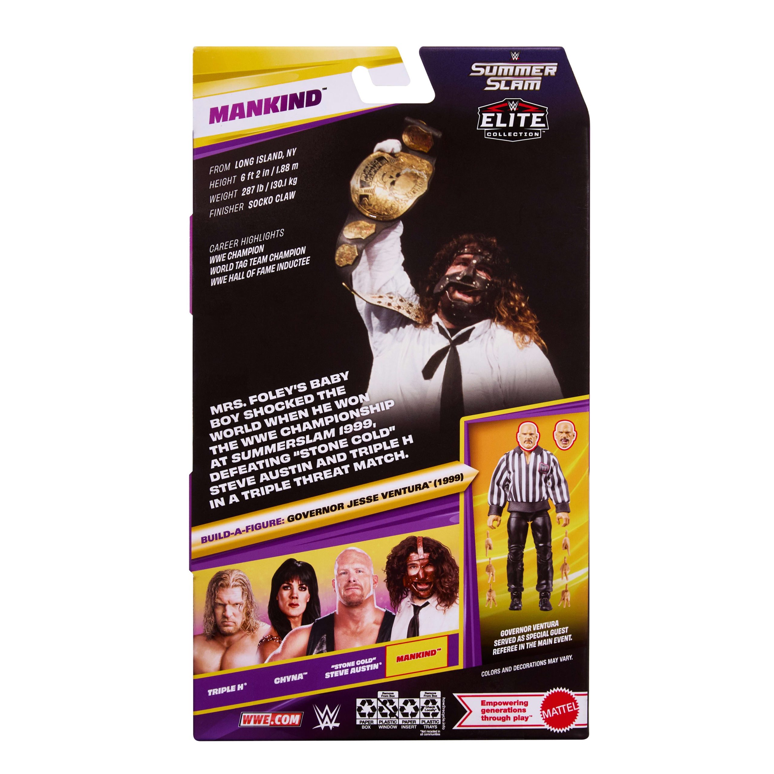 Wwe Figurine Articul??e Mankind Summerslam Collection ??lite - Image 6