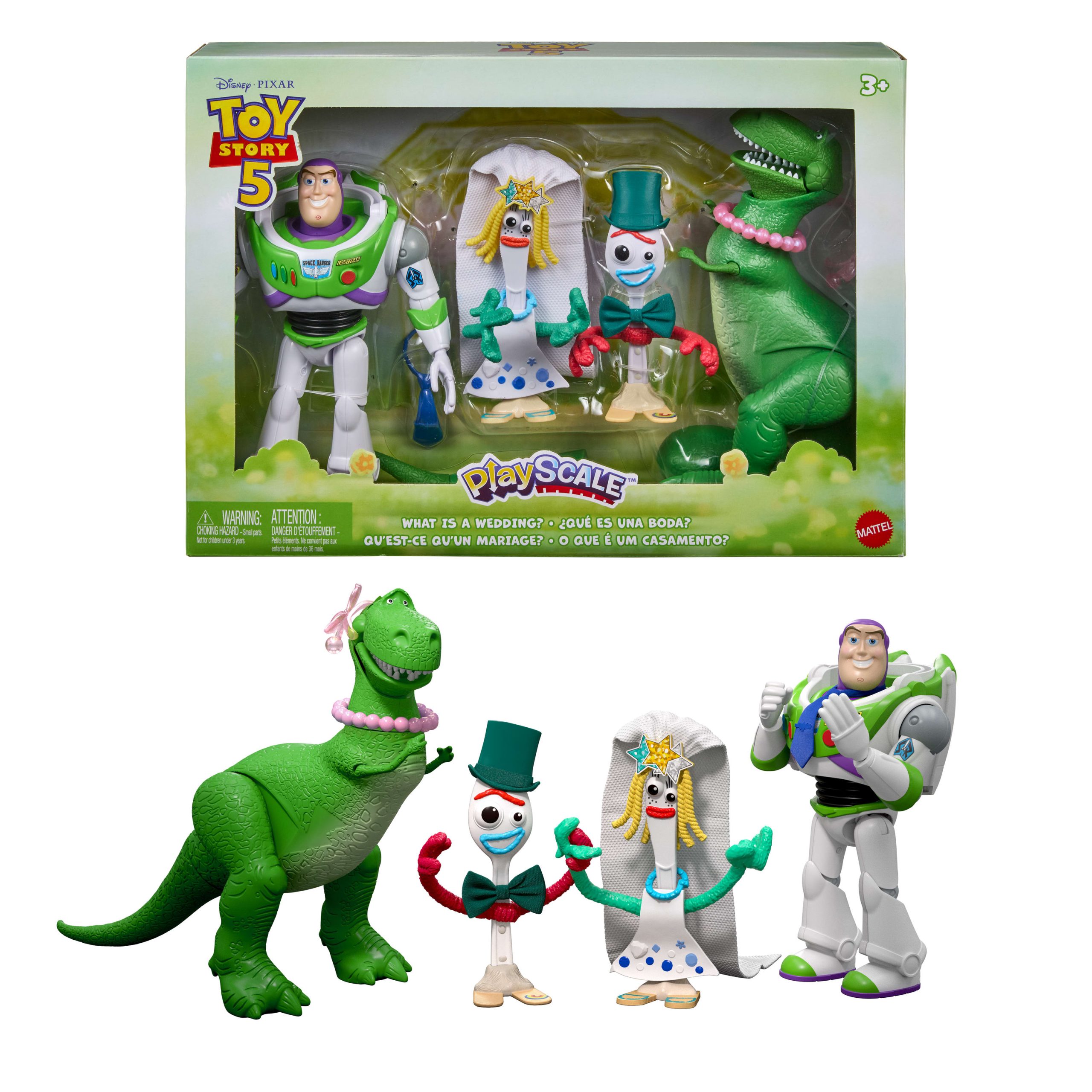 Disney And Pixar Toy Story 5 What Is A Wedding? 4 Playscale Figure Pack