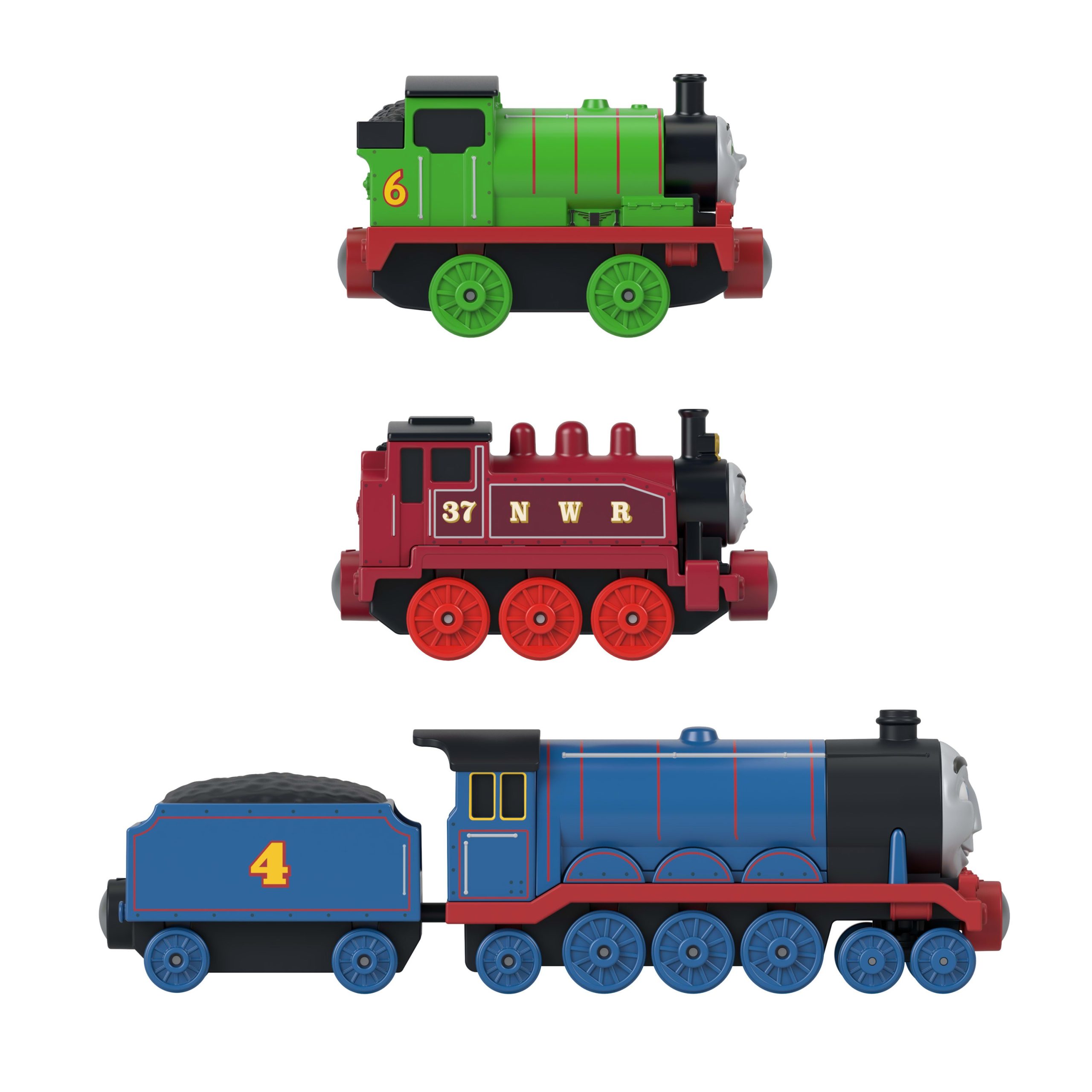 Thomas & Friends By Fisher-Price Die-Cast Toy Train Multipack With Percy. Rosie & Gordon Engines - Image 3