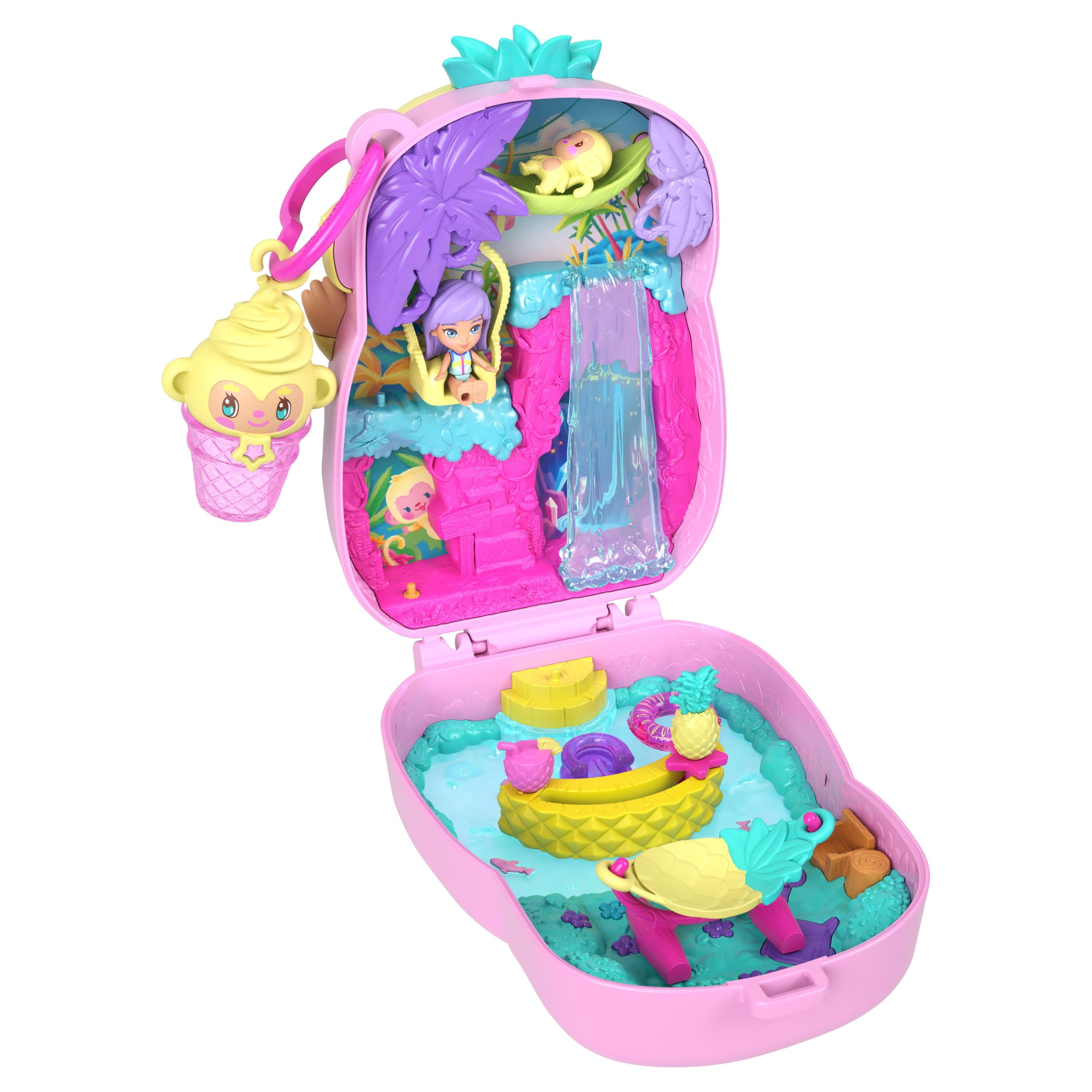 Polly Pocket Set de Juego Compacto Changuito Pi?a Colada - Image 5