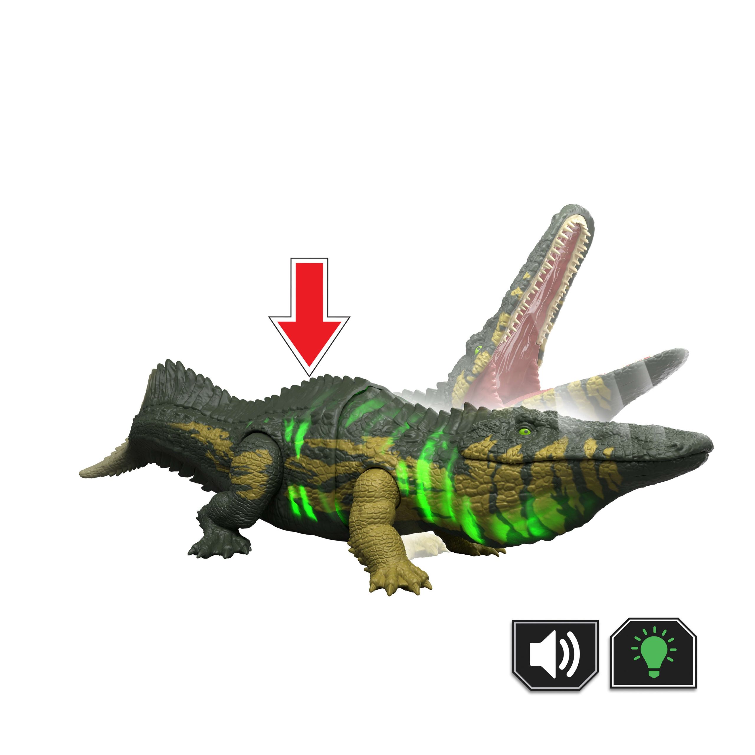 Jurassic?World Stomatosuchus Rugissement F??roce Figurine Articul??e - Image 3