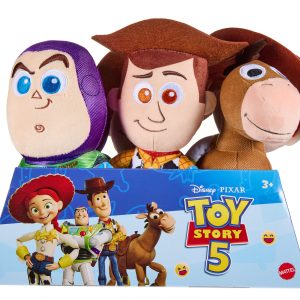 Assortiment de Peluches Repr??sentant Les Personnages de Toy Story 5 de Disney et Pixar