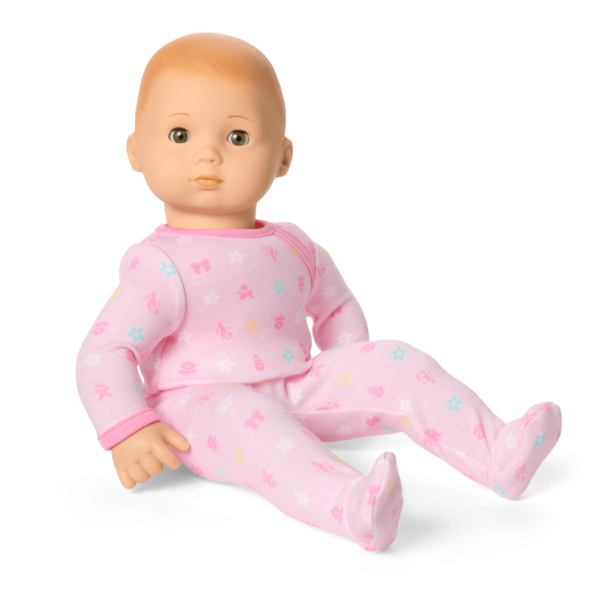Bitty Baby? Doll #6 with red hair in Pastel Pink