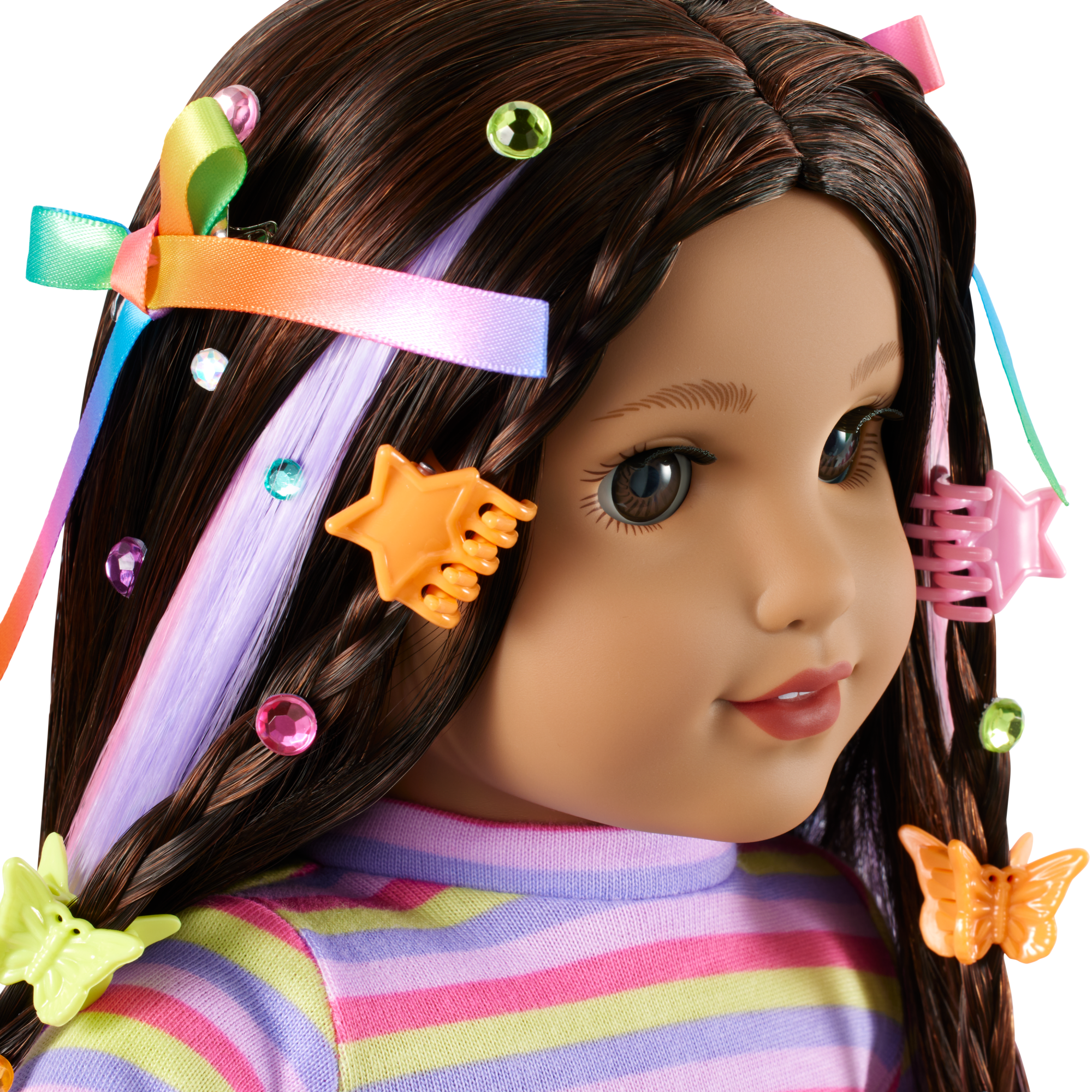 Long Hair Looks? by Truly Me? 18-inch Doll #134 & hair accessories - Image 8