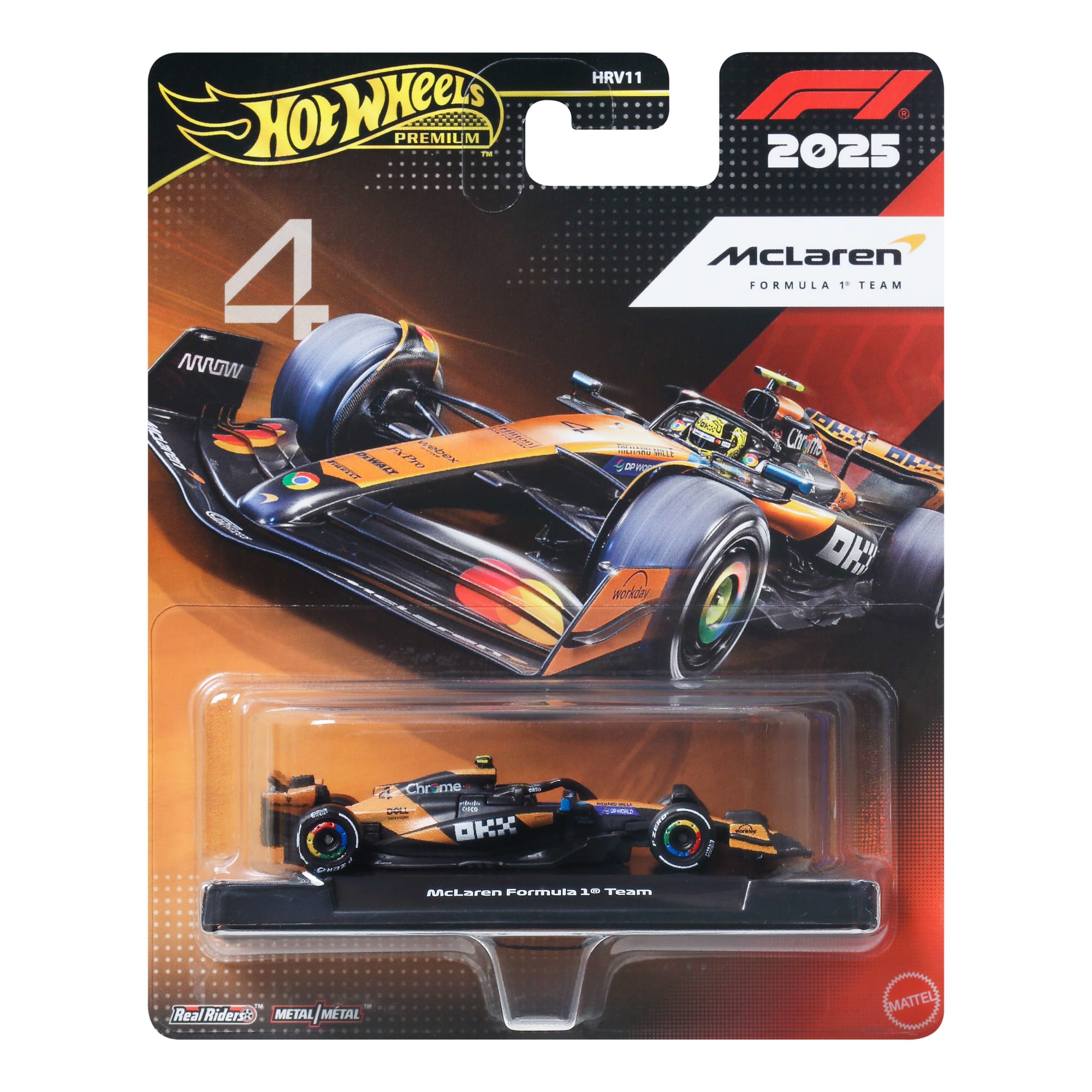Hot Wheels Premium McLaren 2025 Formula 1? Team #4
