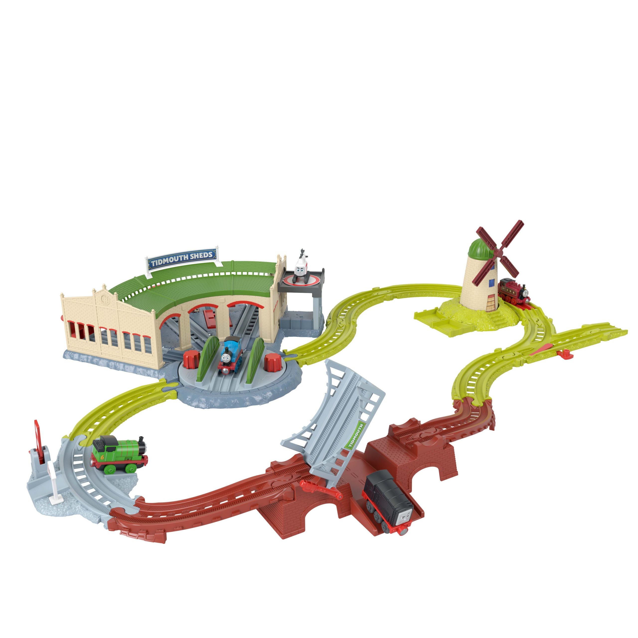 Thomas e Seus Amigos Pista de Brinquedo Pista Galp?es De Tidmouth - Image 2